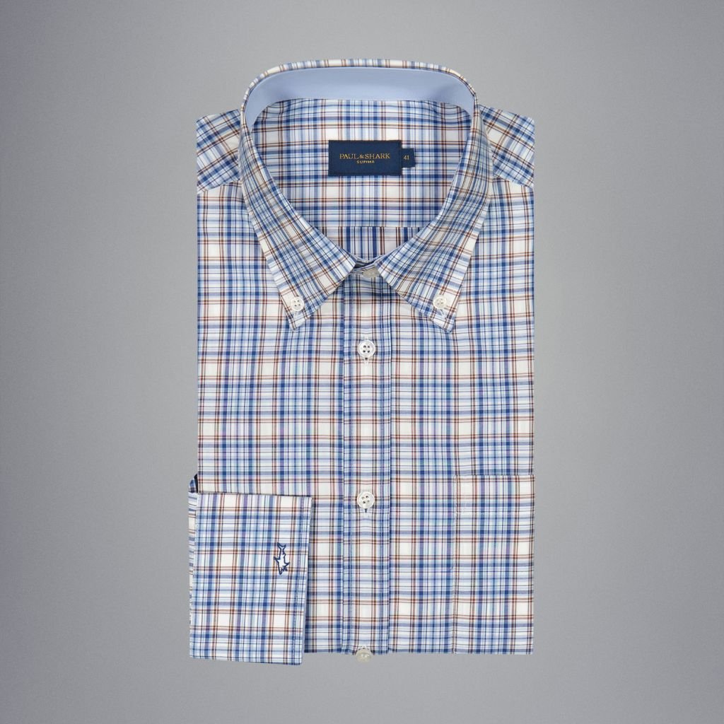 PAUL & SHARK Cotton Shirt TARTAN - Henry Bucks