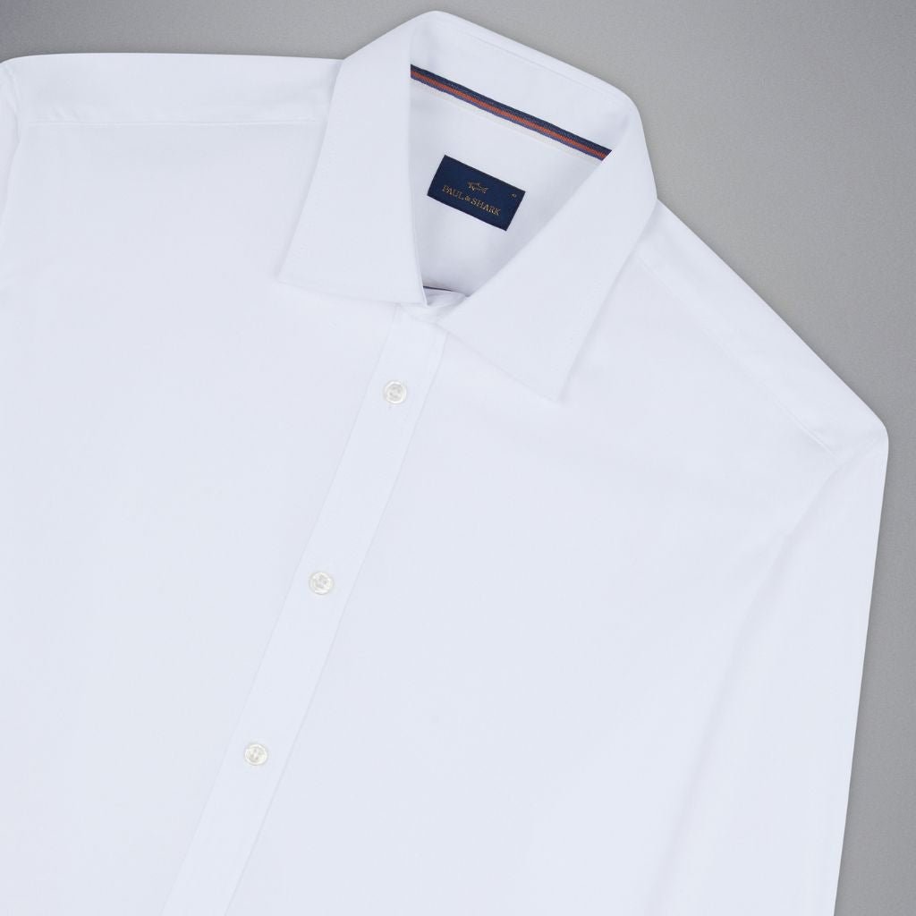 PAUL & SHARK Cotton Shirt WHITE - Henry Bucks