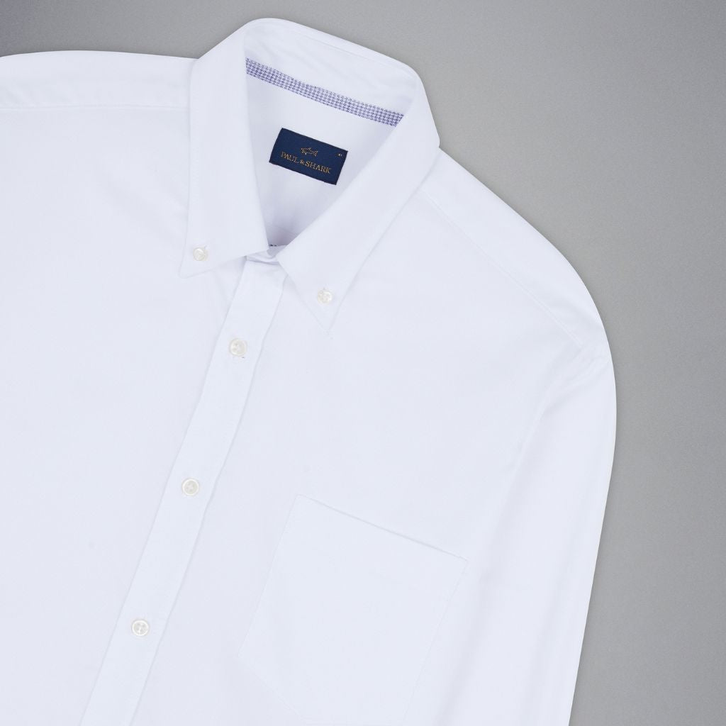 PAUL & SHARK Cotton Shirt WHITE - Henry Bucks