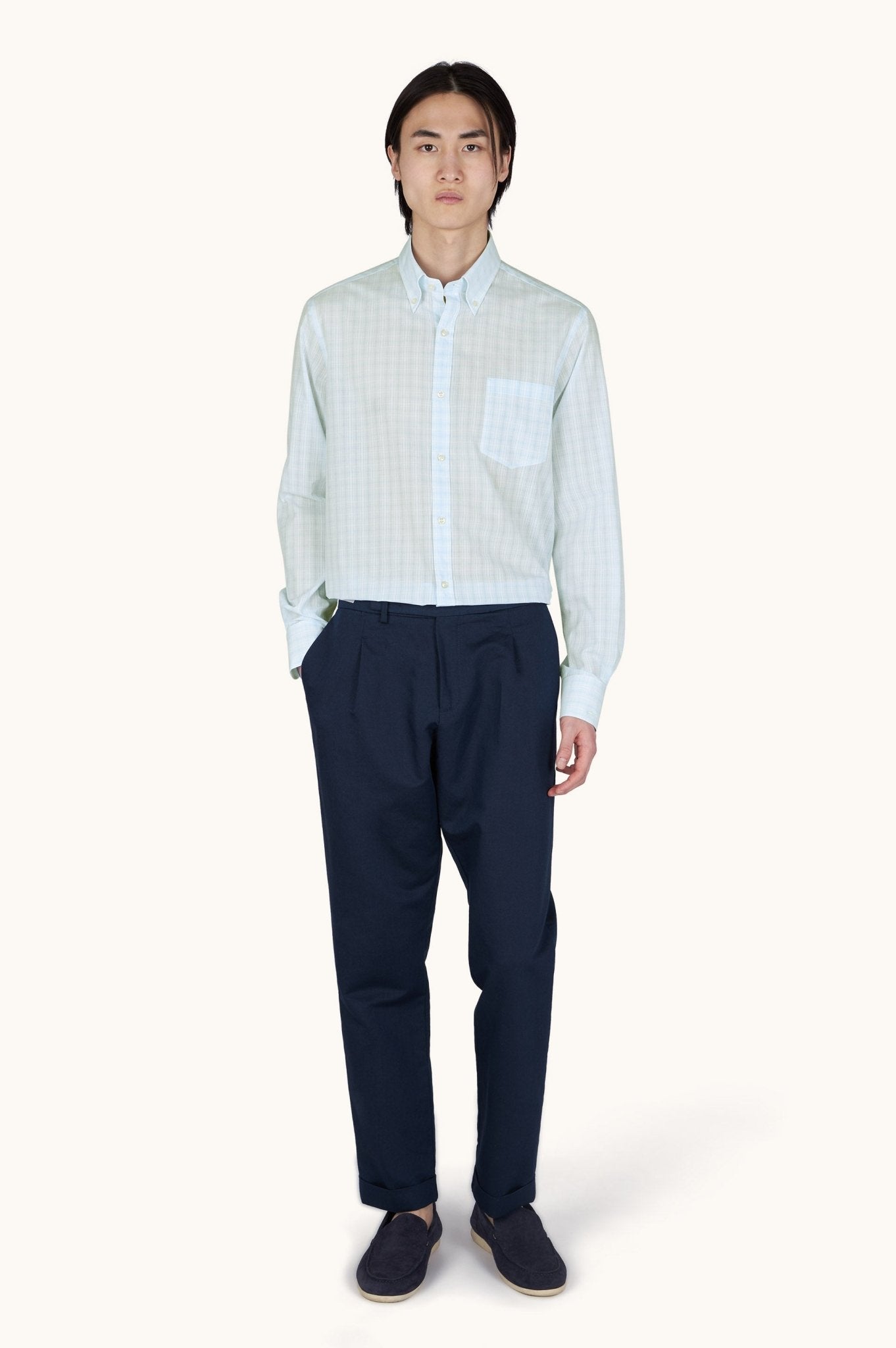 PAUL & SHARK Cotton Summer Breeze Shirt LIGHT BLUE - Henry Bucks