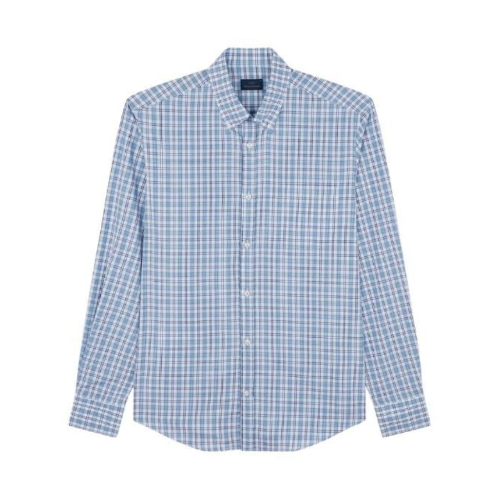 PAUL & SHARK Cotton Twill Shirt BLUE/WHITE - Henry Bucks