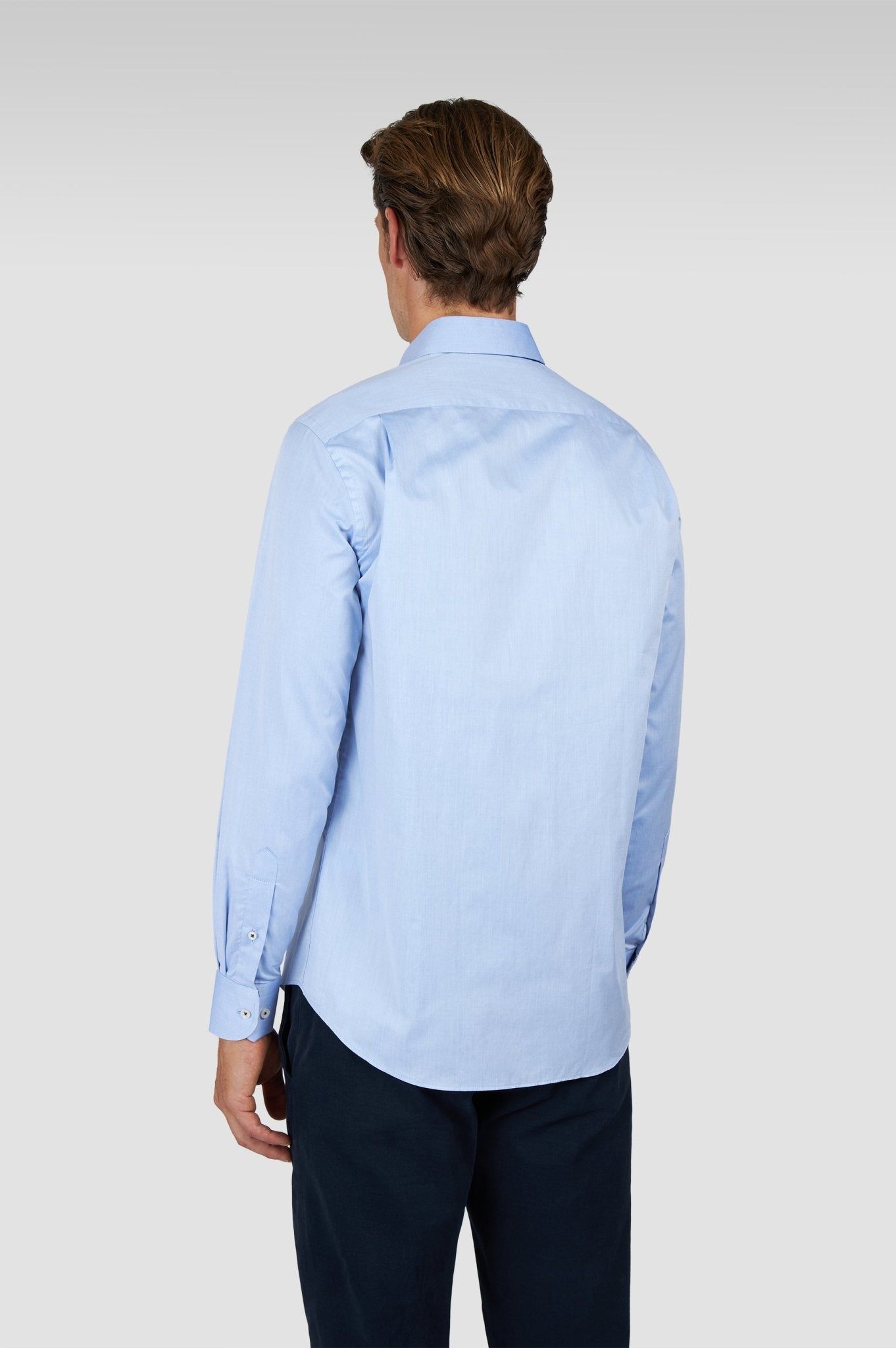 PAUL & SHARK Cotton Twill Shirt LIGHT BLUE - Henry Bucks