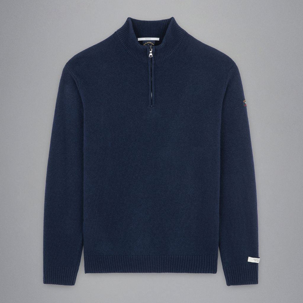 PAUL & SHARK Half Zip Sweater NAVY - Henry Bucks