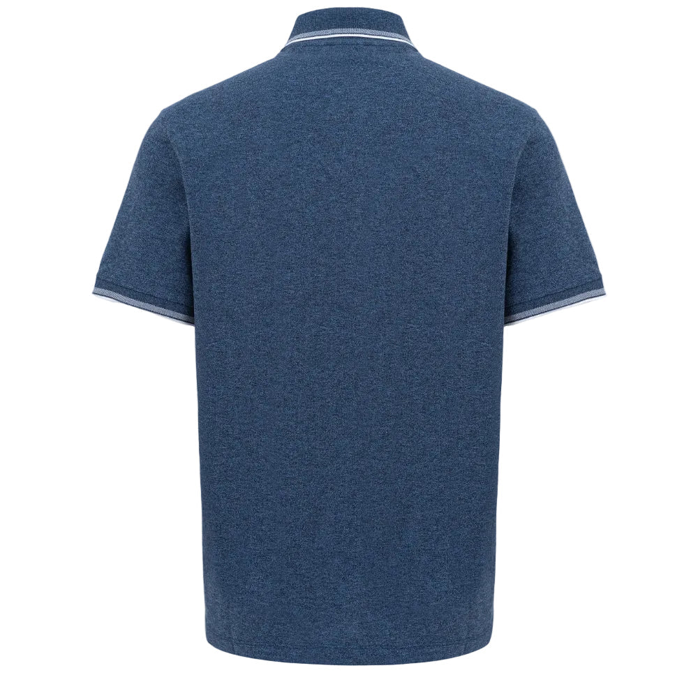 PAUL & SHARK Jaspe Cotton Pique Polo NAVY - Henry Bucks