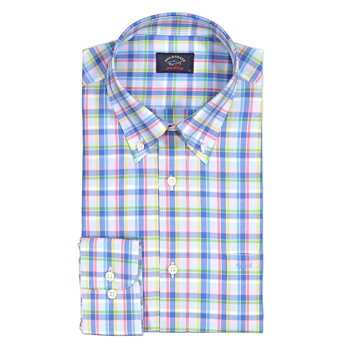 PAUL & SHARK Long Sleeve Check Shirt - Henry BucksShirts38SS2010 - MLTI - 38/S