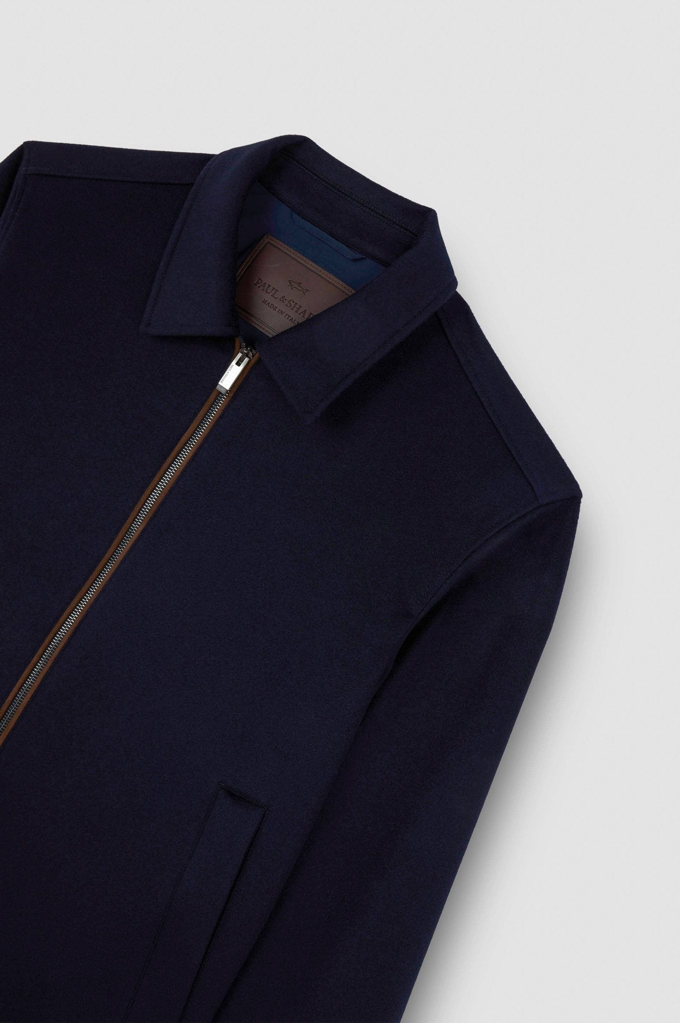 PAUL & SHARK Loro Piana Cashmere Blouson NAVY - Henry Bucks