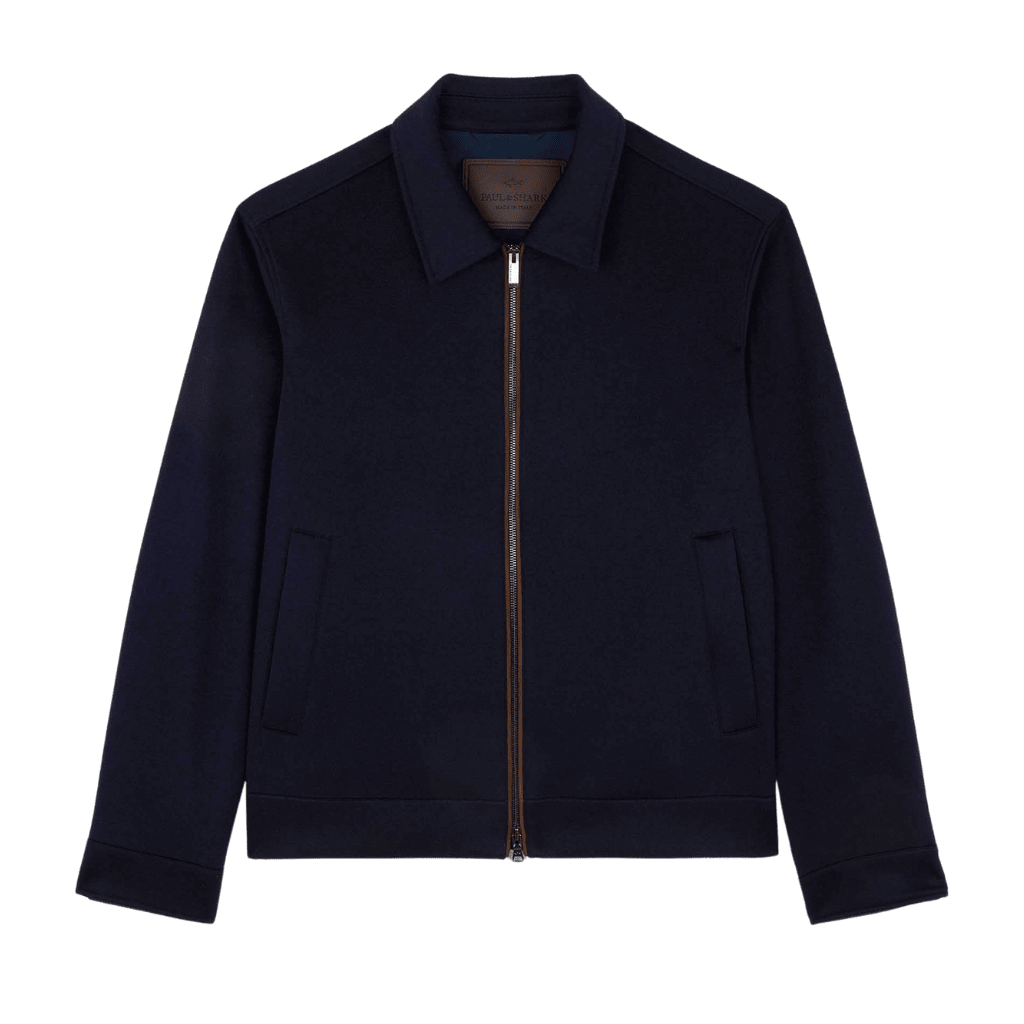 PAUL & SHARK Loro Piana Cashmere Blouson NAVY - Henry Bucks