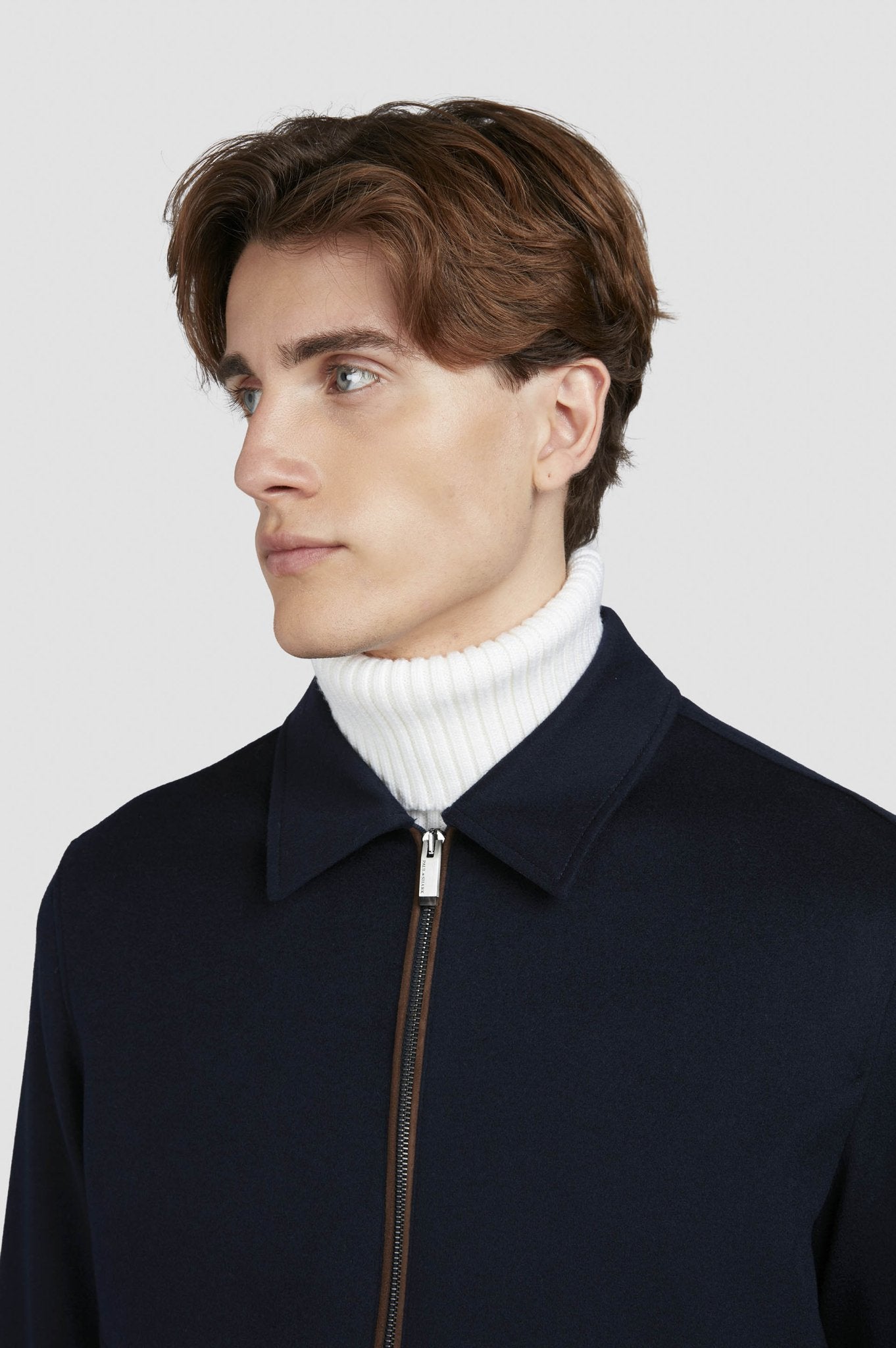 PAUL & SHARK Loro Piana Cashmere Blouson NAVY - Henry Bucks