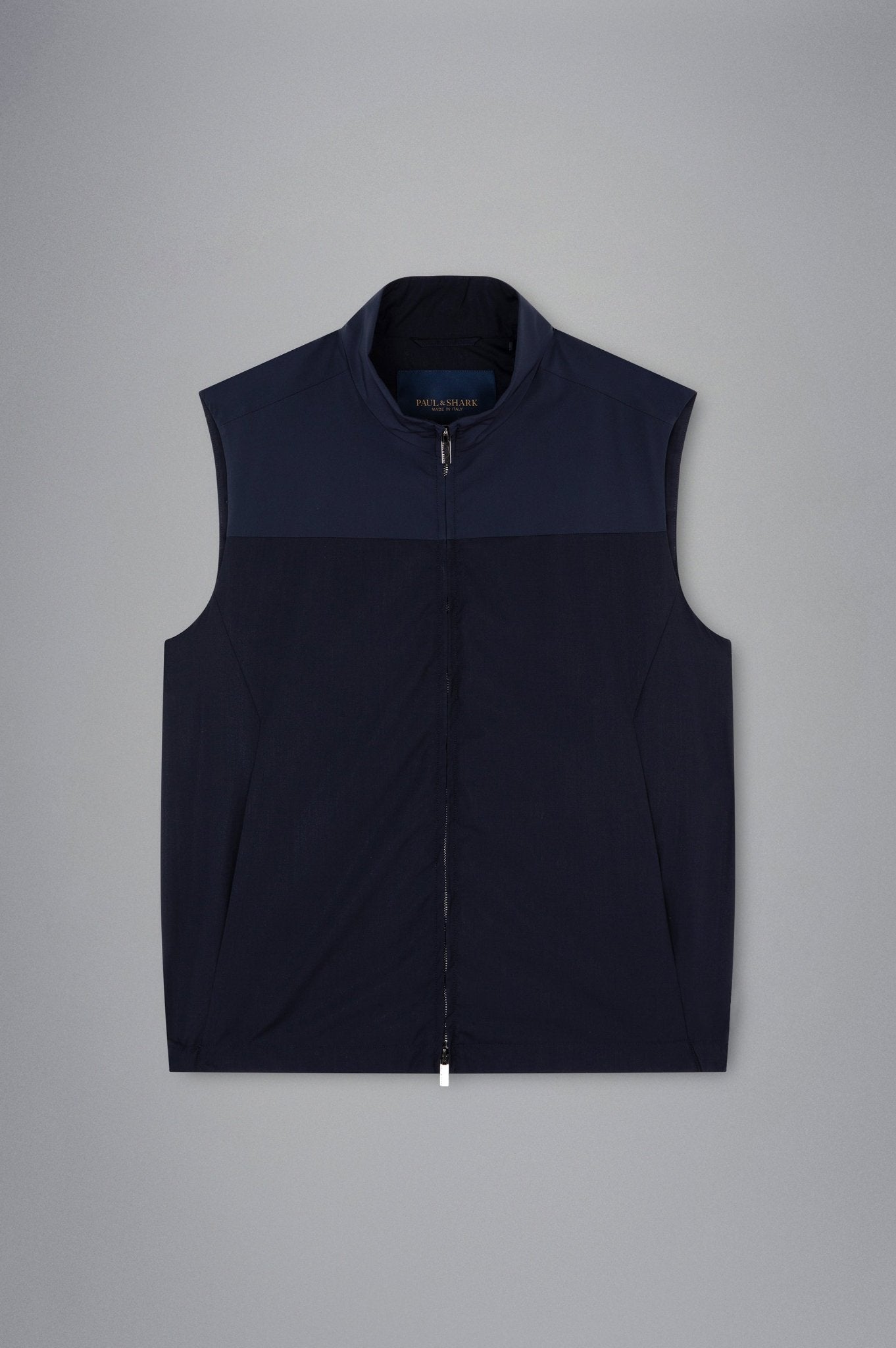 PAUL & SHARK Loro Piana Storm System Wool/Silk Vest NAVY REG - Henry BucksCasual Jackets64SS240007 - NAVY - R - SM