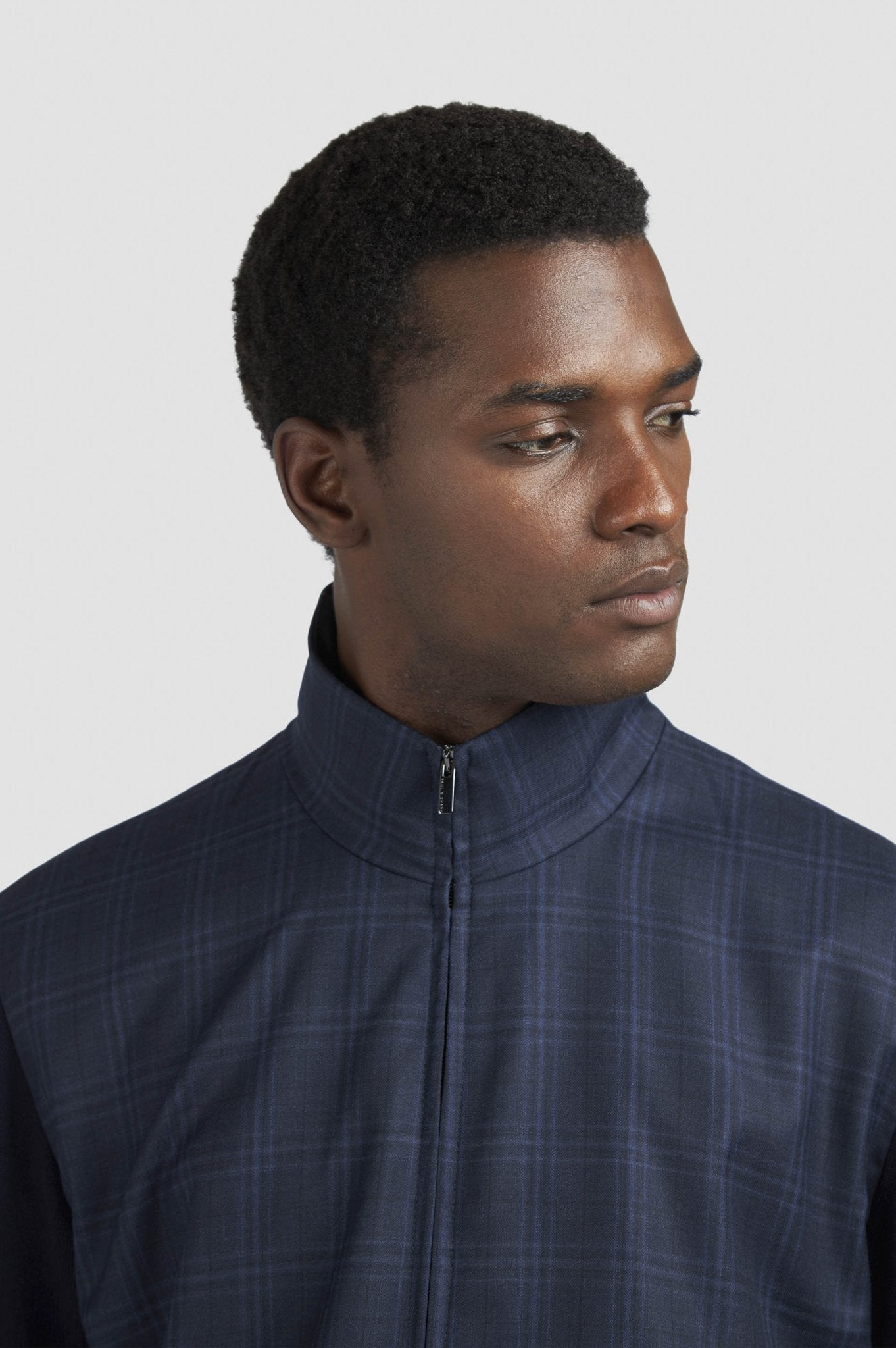 PAUL & SHARK Merino Extrafine Wool Hybrid Zip Jacket NAVY - Henry Bucks