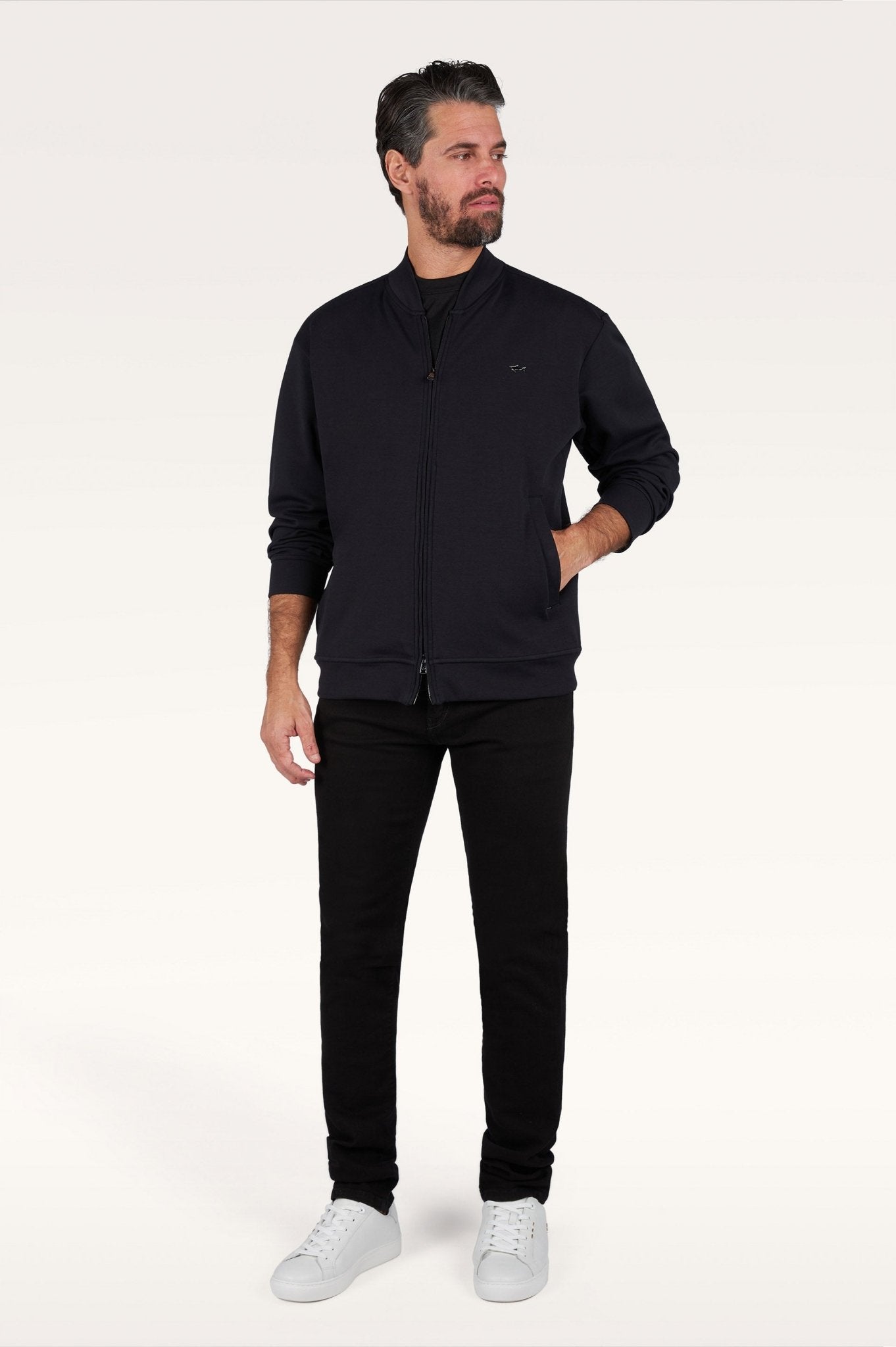PAUL & SHARK Organic Stretch Denim Jean BLACK - Henry Bucks