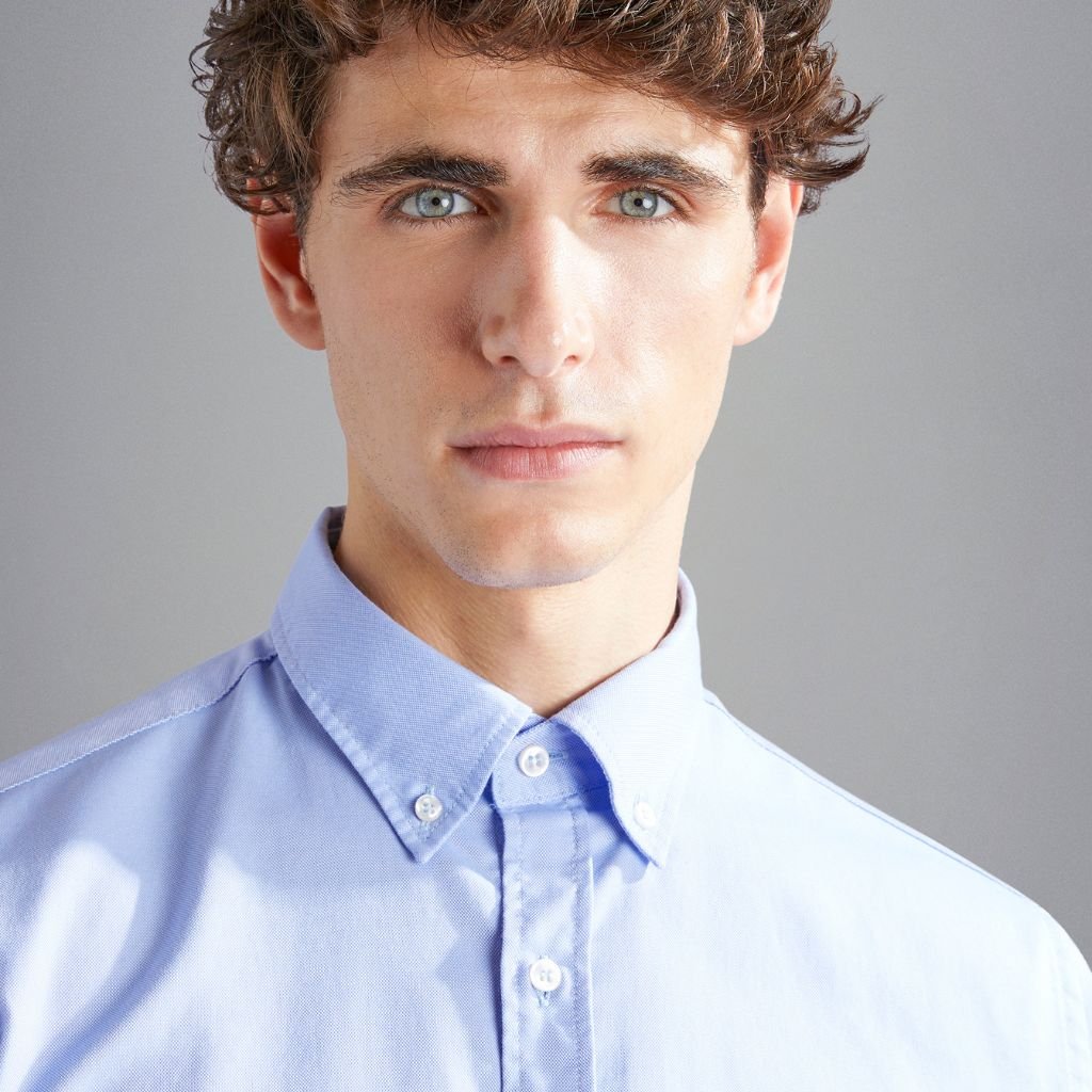 PAUL & SHARK Oxford Cotton Shirt SKY - Henry Bucks