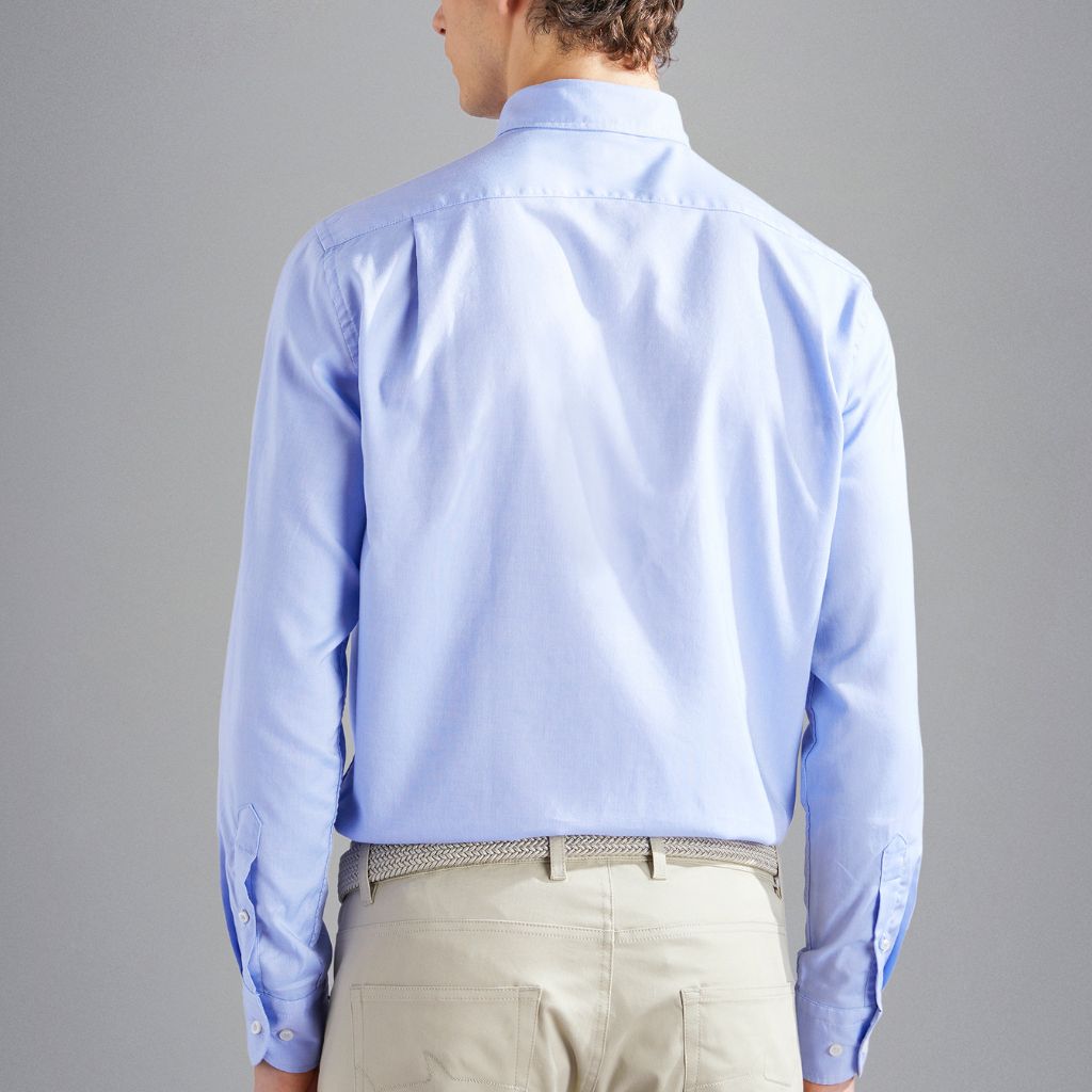 PAUL & SHARK Oxford Cotton Shirt SKY - Henry Bucks