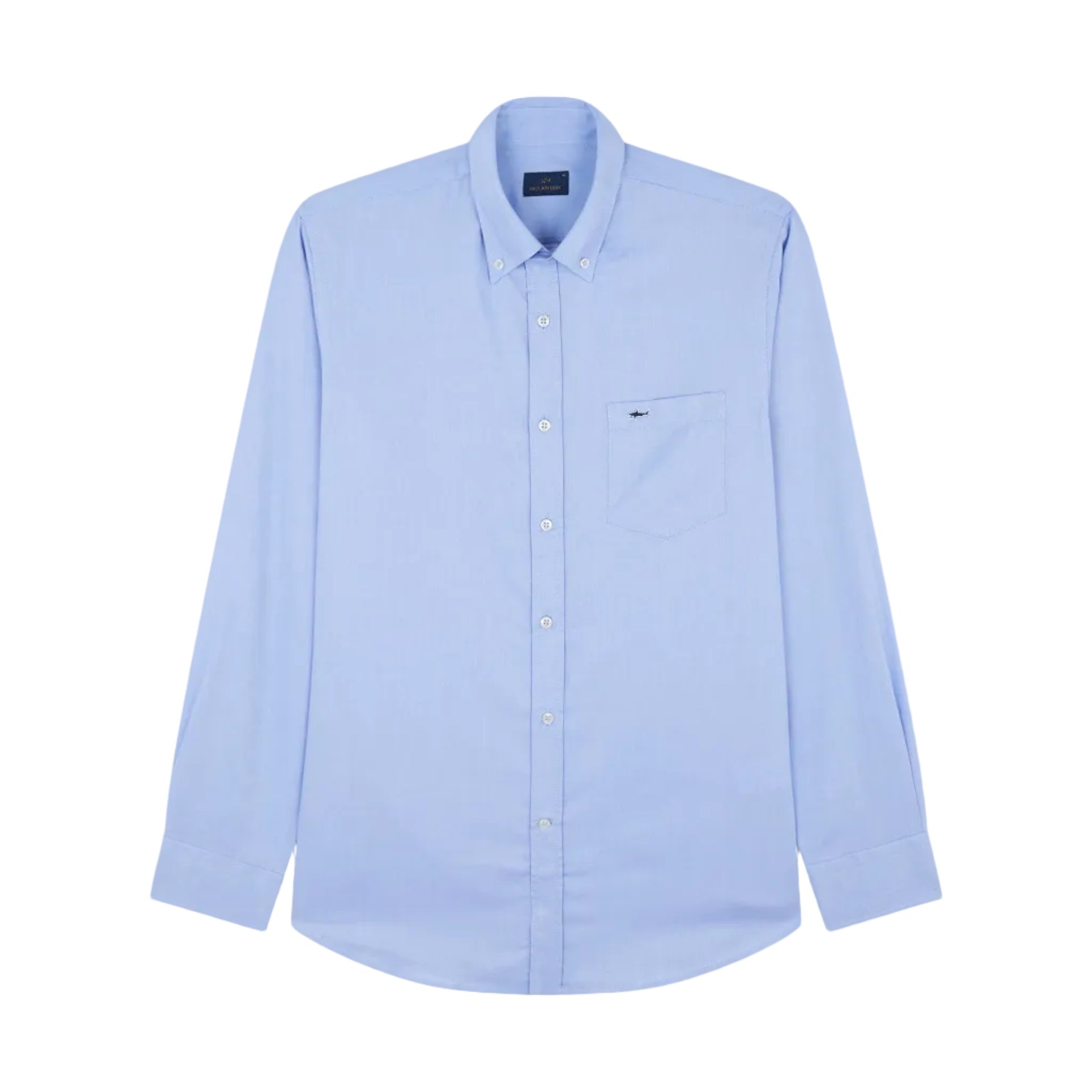 PAUL & SHARK Plain Cotton Shirt SKY - Henry Bucks