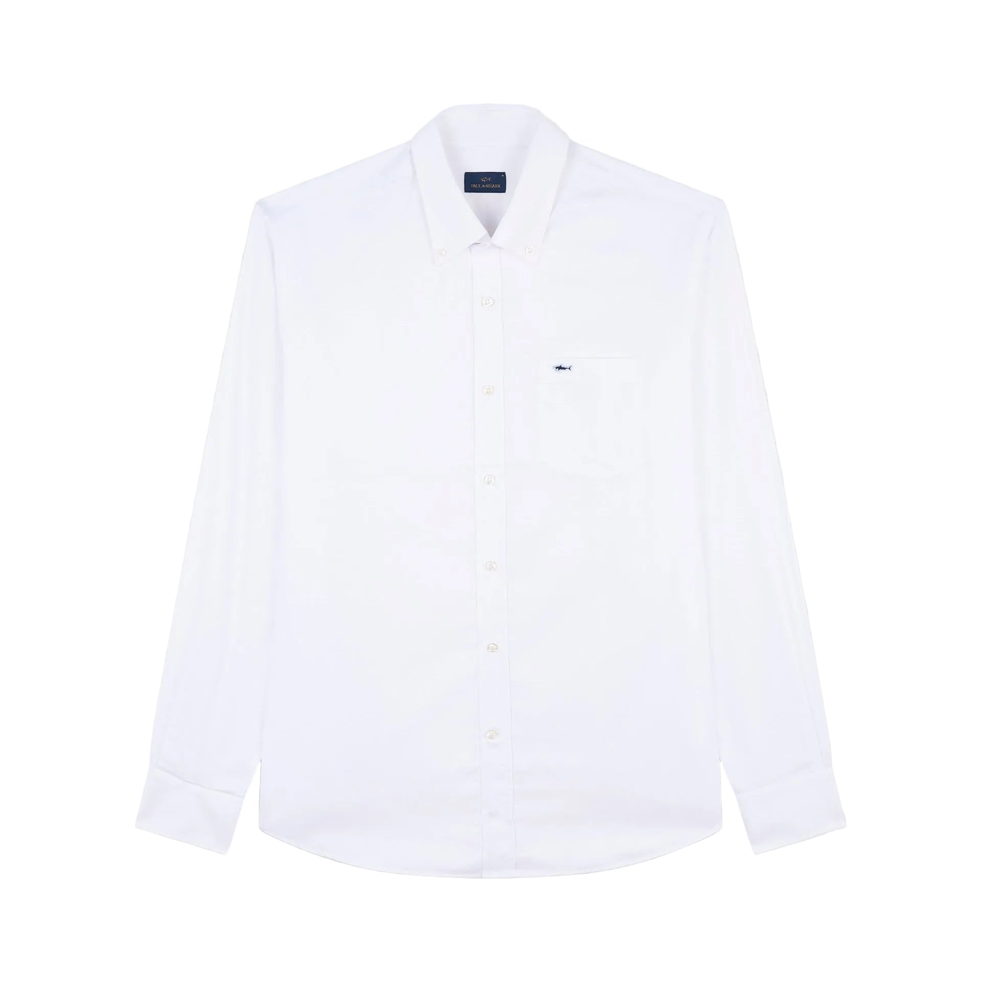 PAUL & SHARK Plain Cotton Shirt WHITE - Henry Bucks