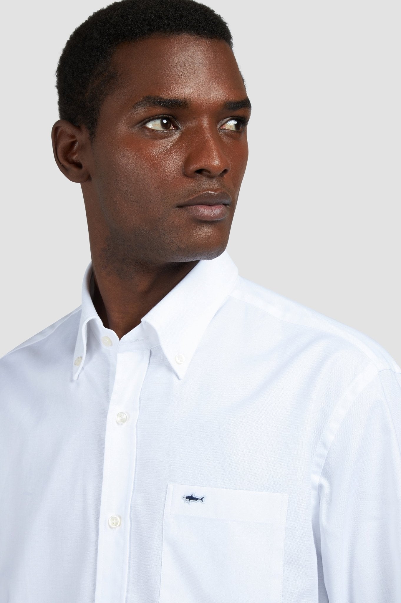 PAUL & SHARK Plain Cotton Shirt WHITE - Henry Bucks