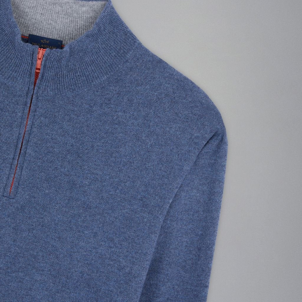 PAUL & SHARK Re - Wool Sweater BLUE - Henry Bucks