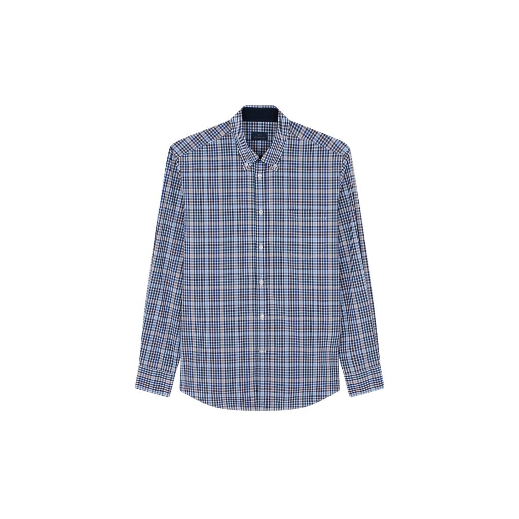 PAUL & SHARK Soft Cotton Poplin Shirt MULTI - Henry Bucks