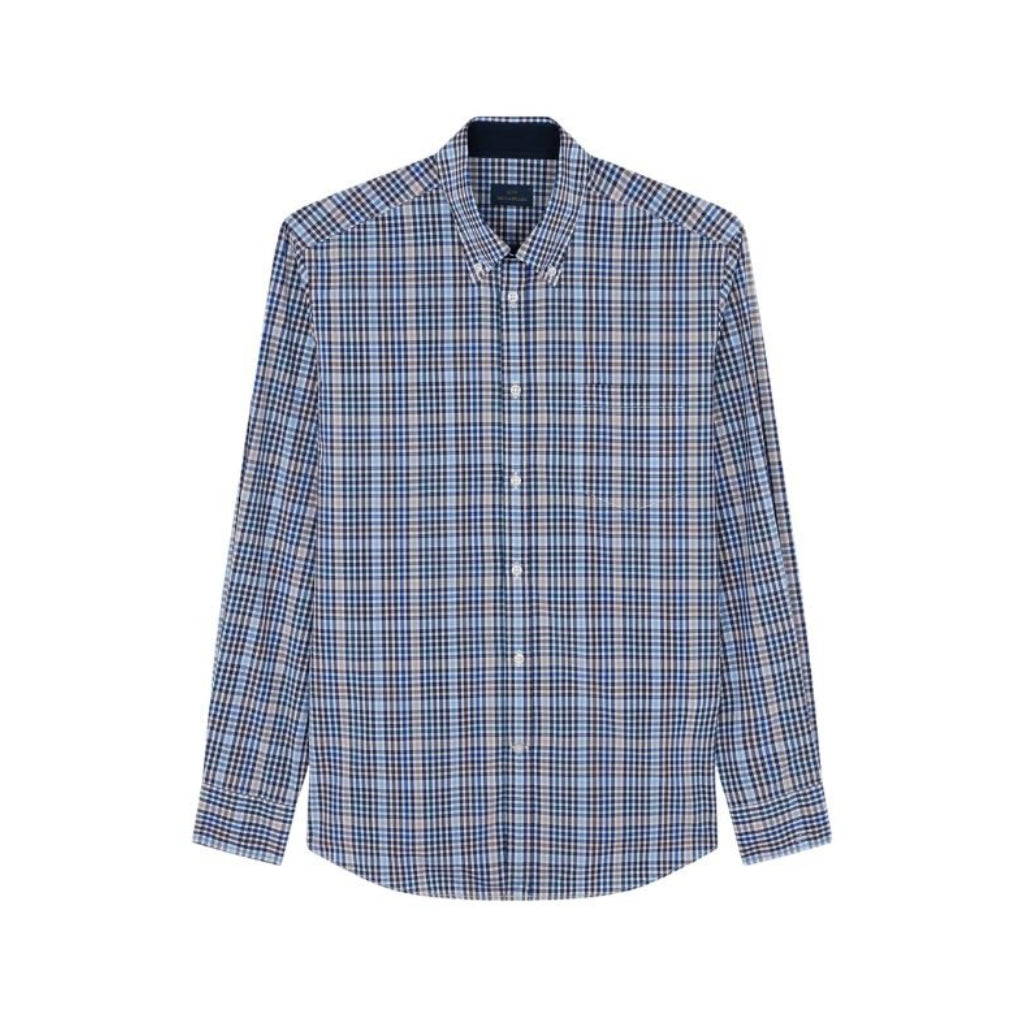PAUL & SHARK Soft Cotton Poplin Shirt MULTI - Henry Bucks