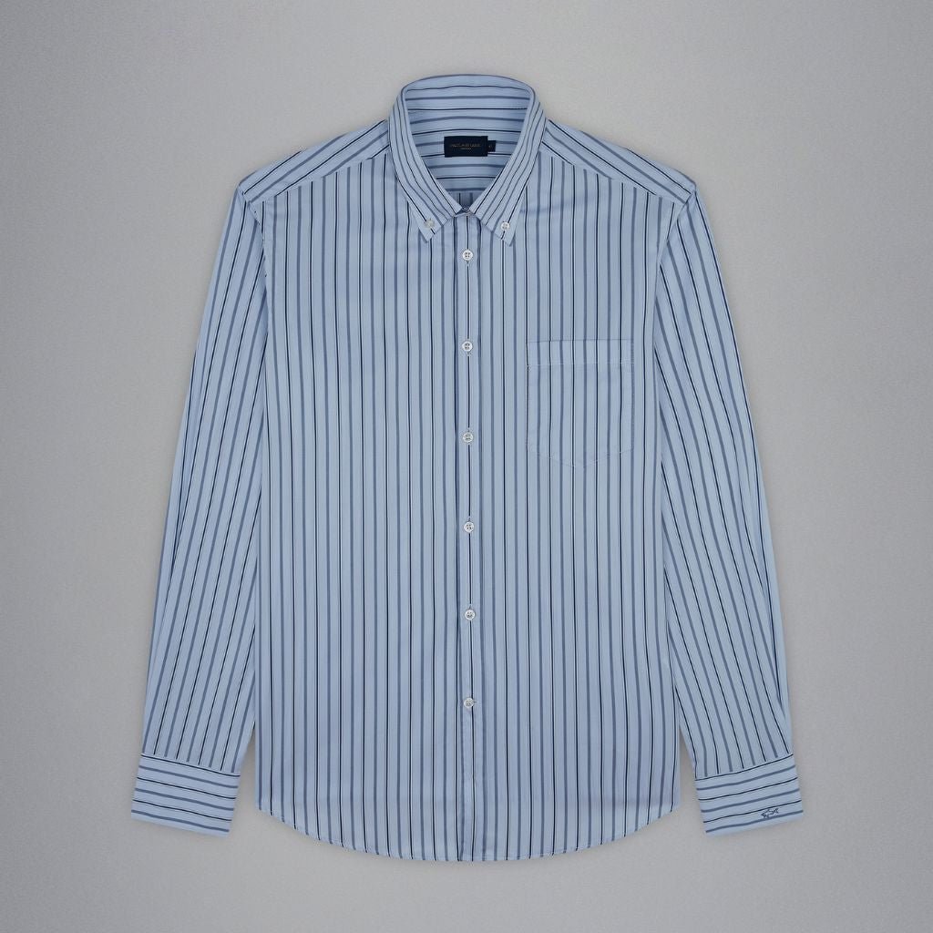 PAUL & SHARK Stripe Shirt STRIPE BLUE - Henry Bucks