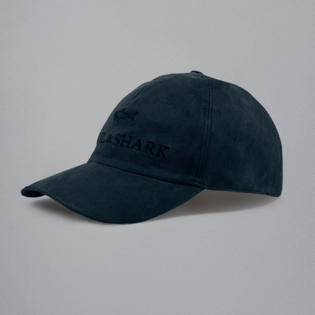 PAUL & SHARK Suede Baseball Cap NAVY - Henry Bucks