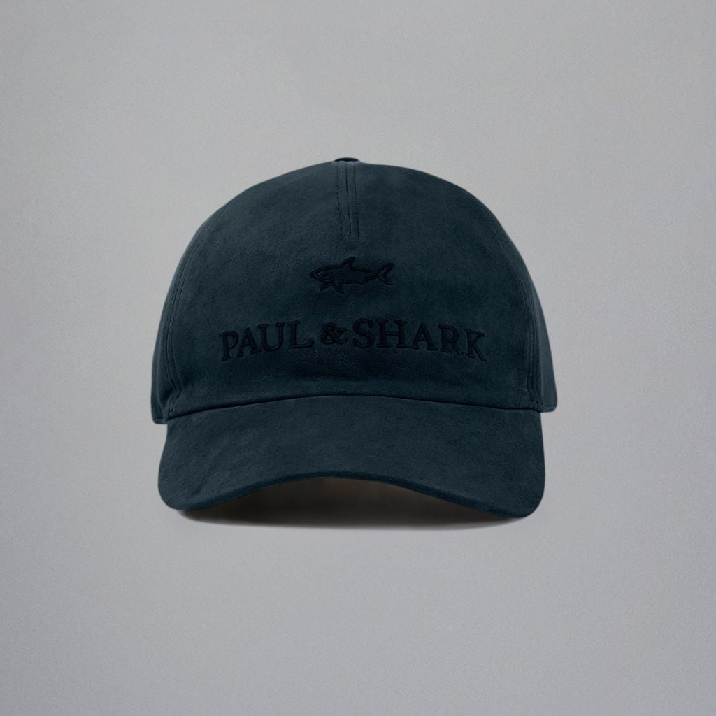 PAUL & SHARK Suede Baseball Cap NAVY - Henry Bucks