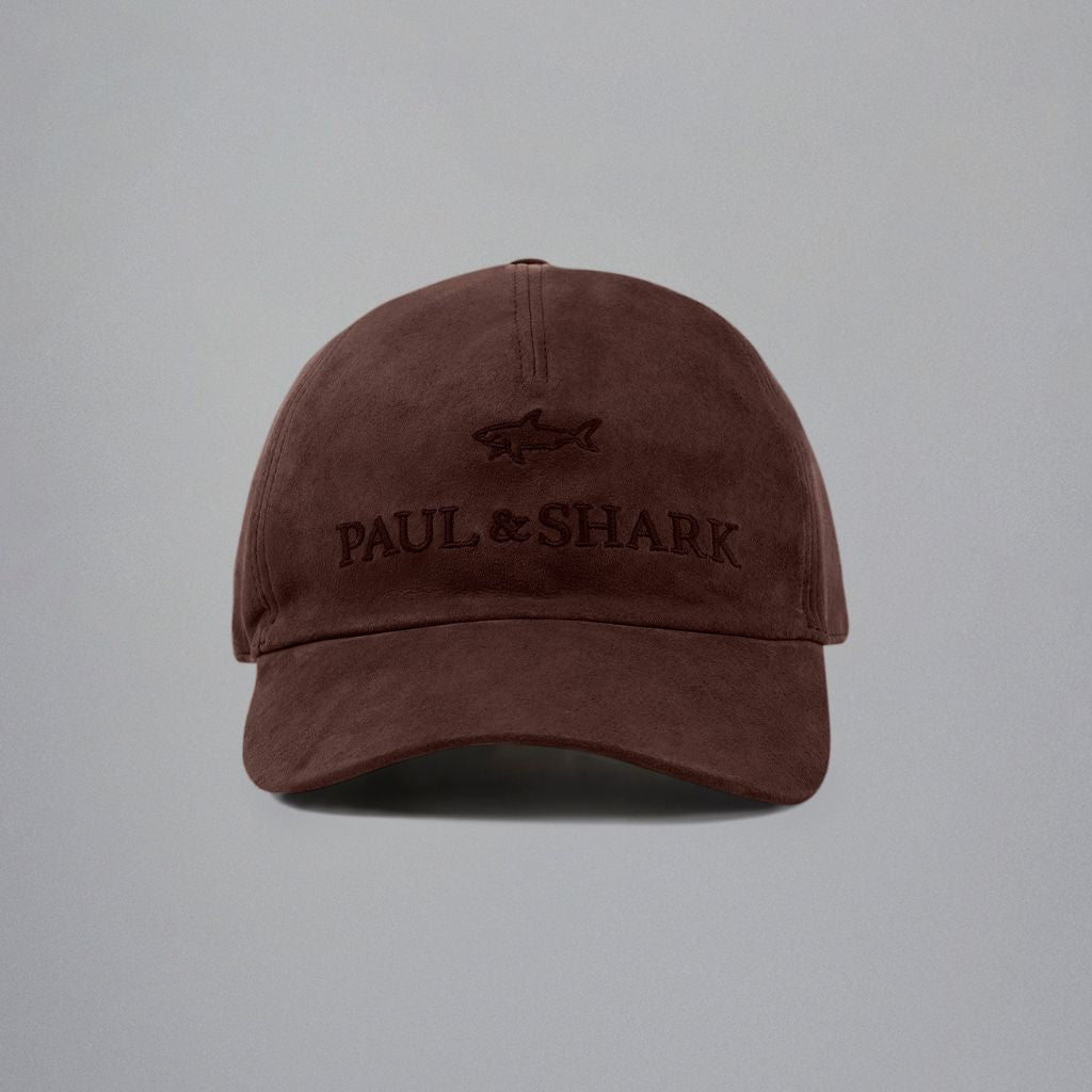 PAUL & SHARK Suede Baseball Cap WINE - Henry Bucks