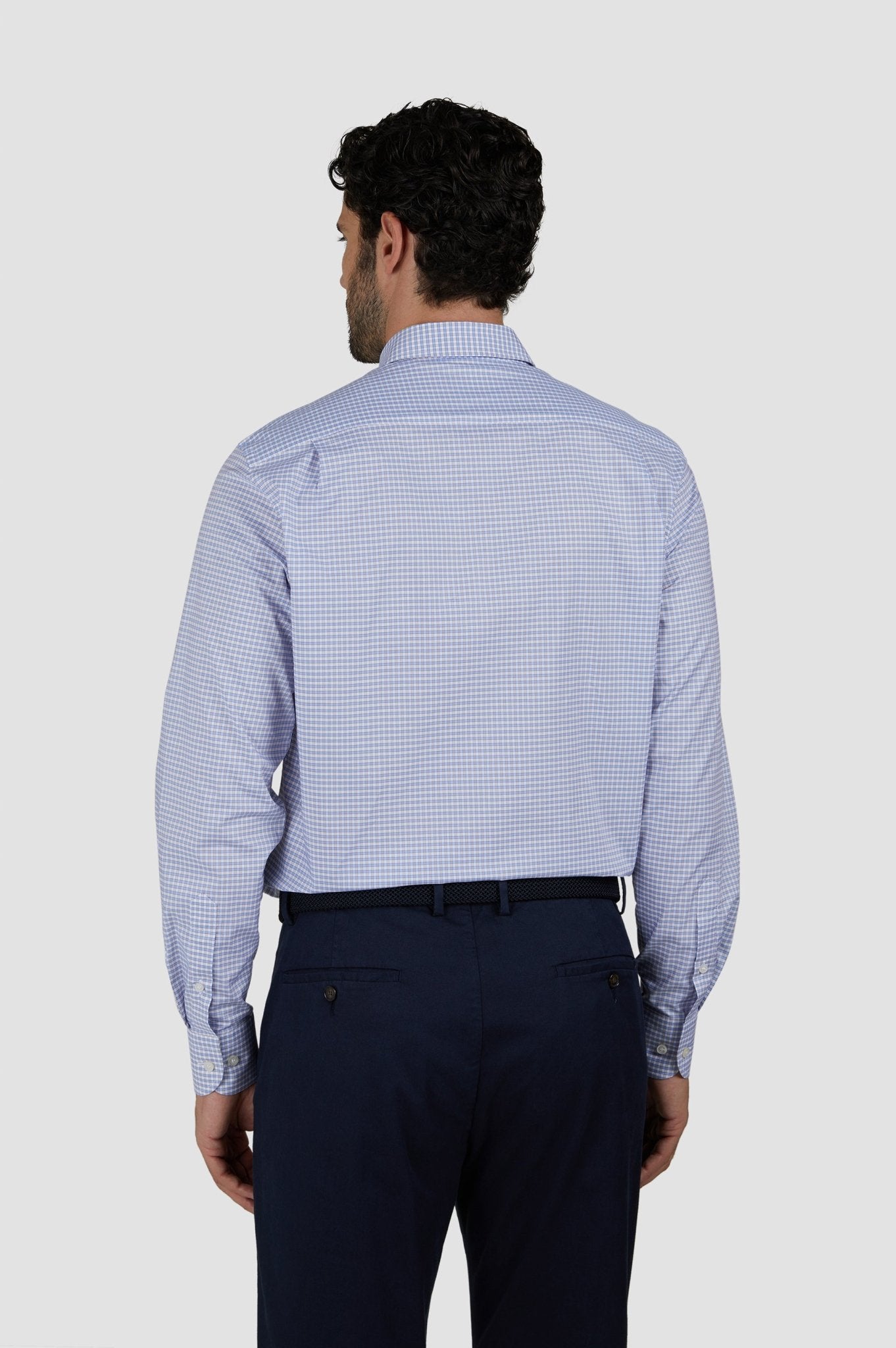 PAUL & SHARK Summer Cotton Button Down Shirt BLUE/ORANGE - Henry Bucks