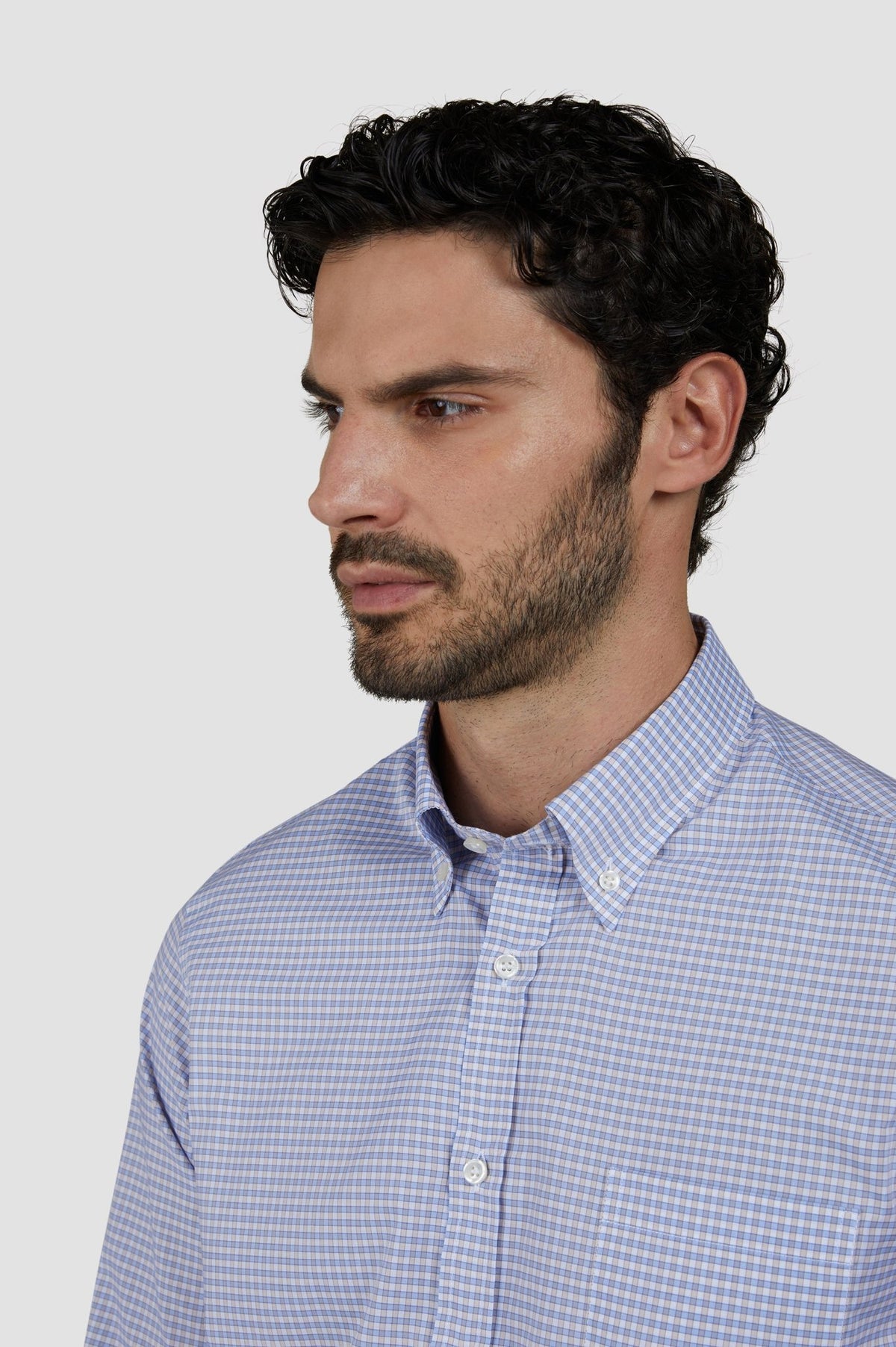 PAUL & SHARK Summer Cotton Button Down Shirt BLUE/ORANGE - Henry Bucks
