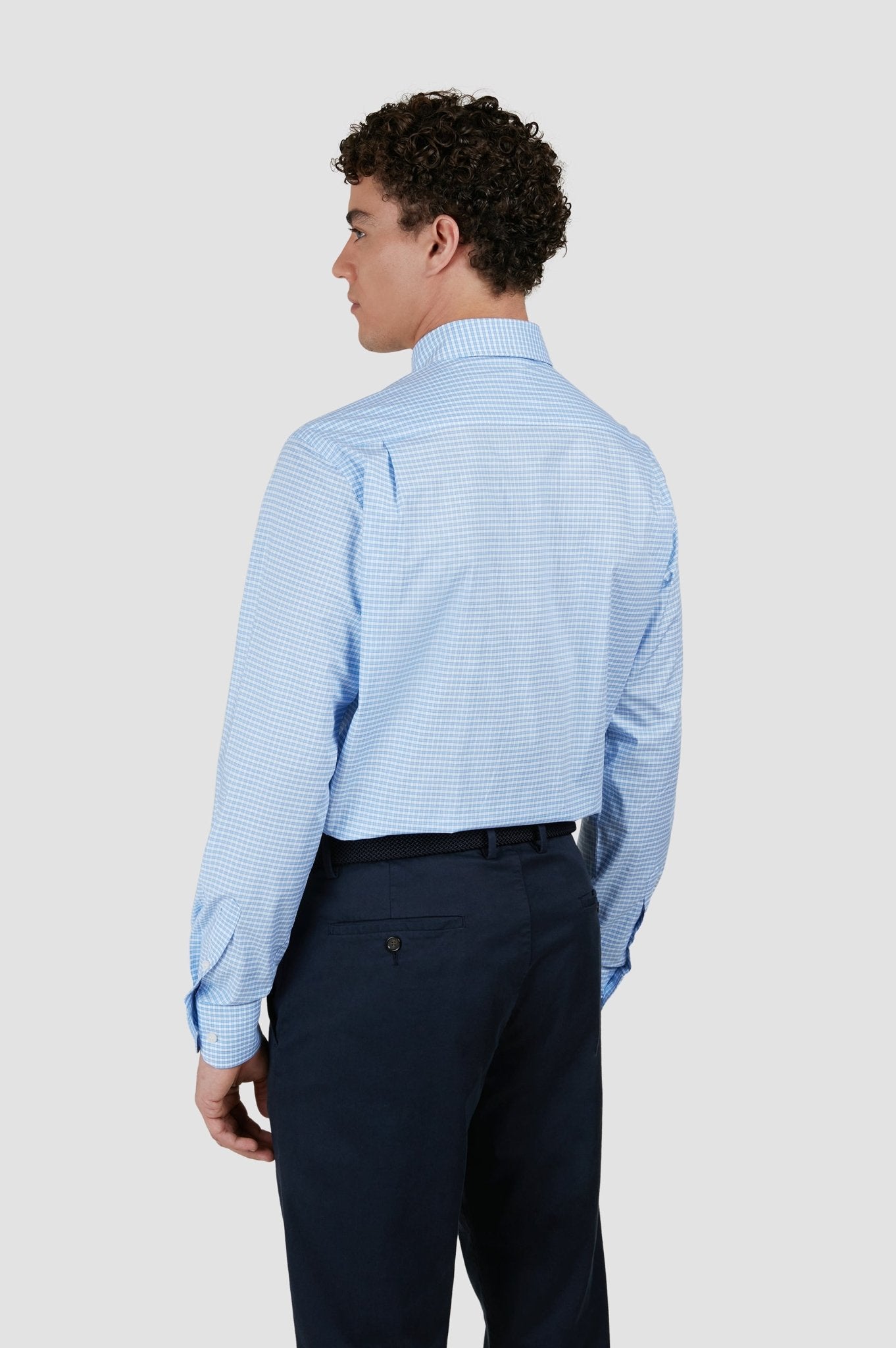 PAUL & SHARK Summer Cotton Button Down Shirt BLUE - Henry Bucks