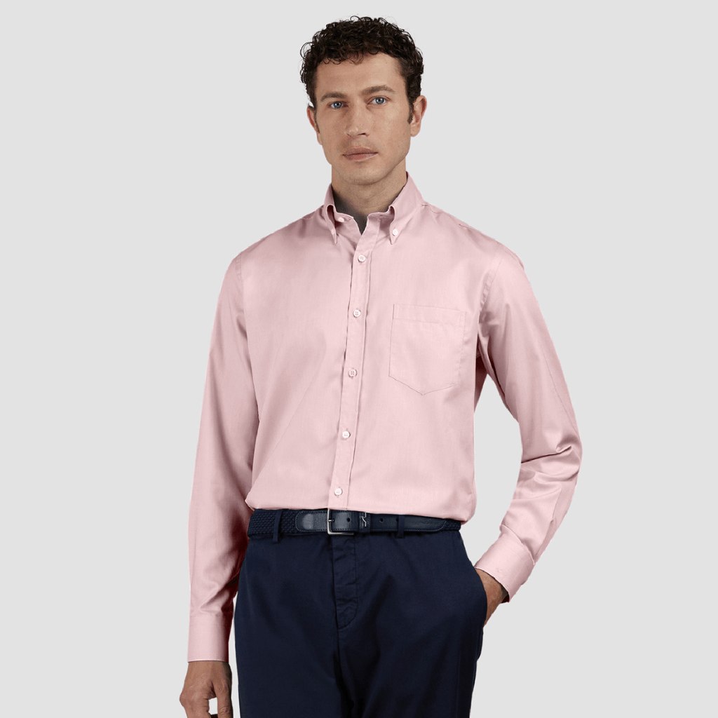 PAUL & SHARK Summer Oxford Casual Shirt PINK - Henry Bucks