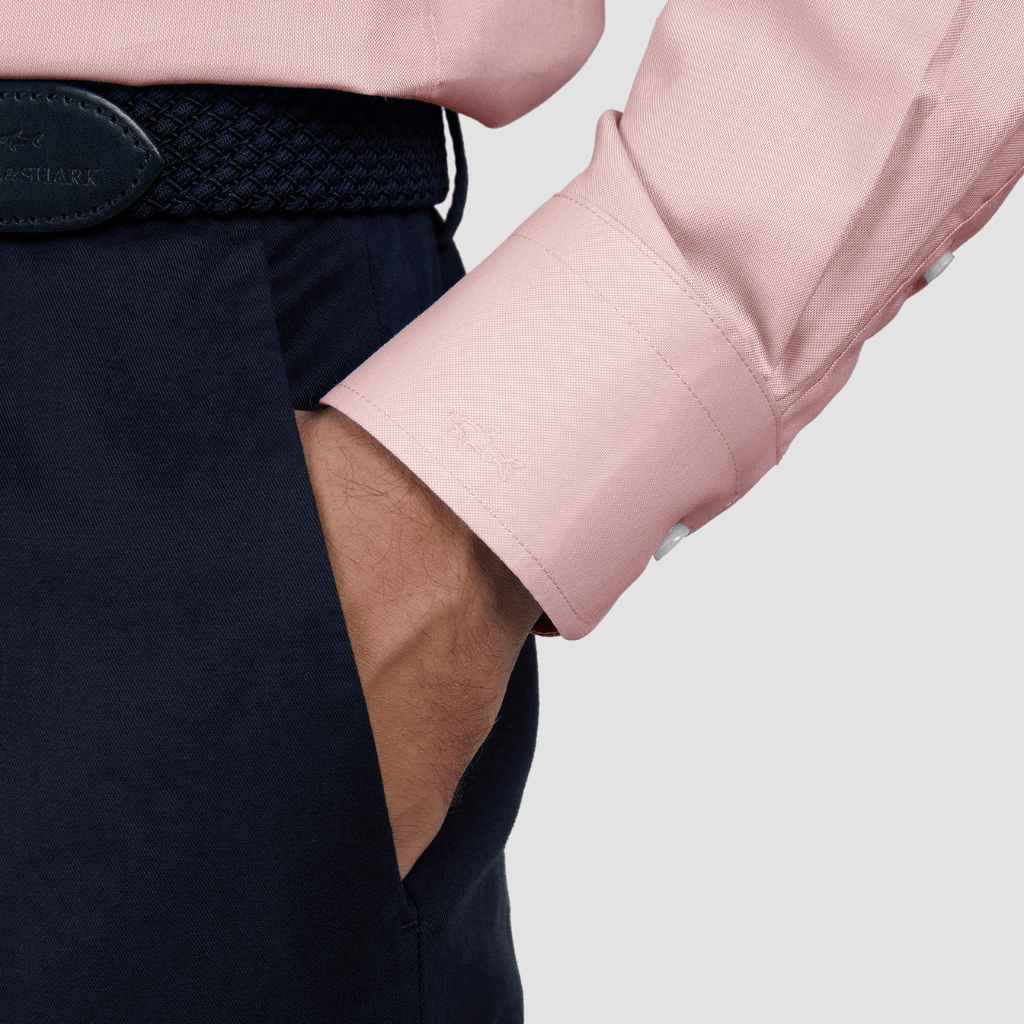 PAUL & SHARK Summer Oxford Casual Shirt PINK - Henry Bucks