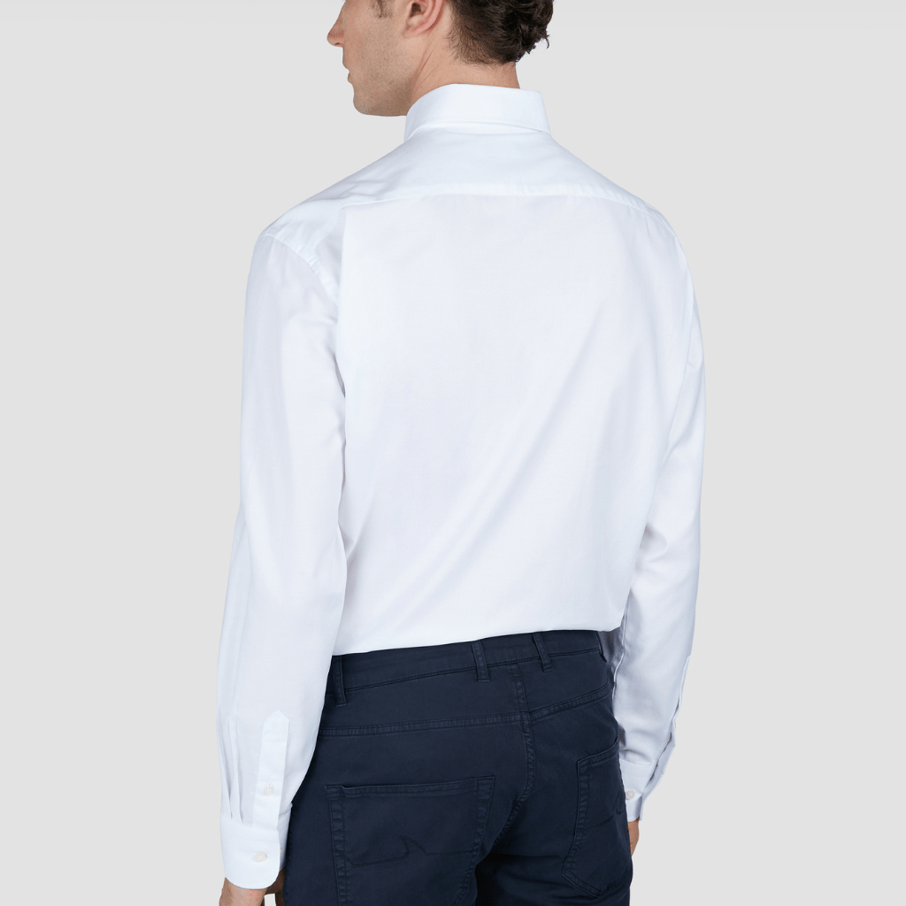 PAUL & SHARK Summer Oxford Casual Shirt WHITE - Henry Bucks