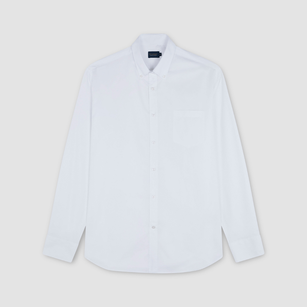 PAUL & SHARK Summer Oxford Casual Shirt WHITE - Henry Bucks