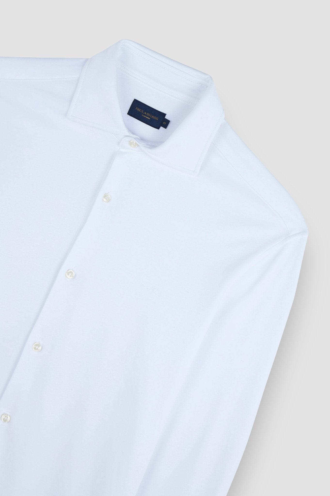 PAUL & SHARK SUPIMA® Cotton Shirt WHITE - Henry Bucks