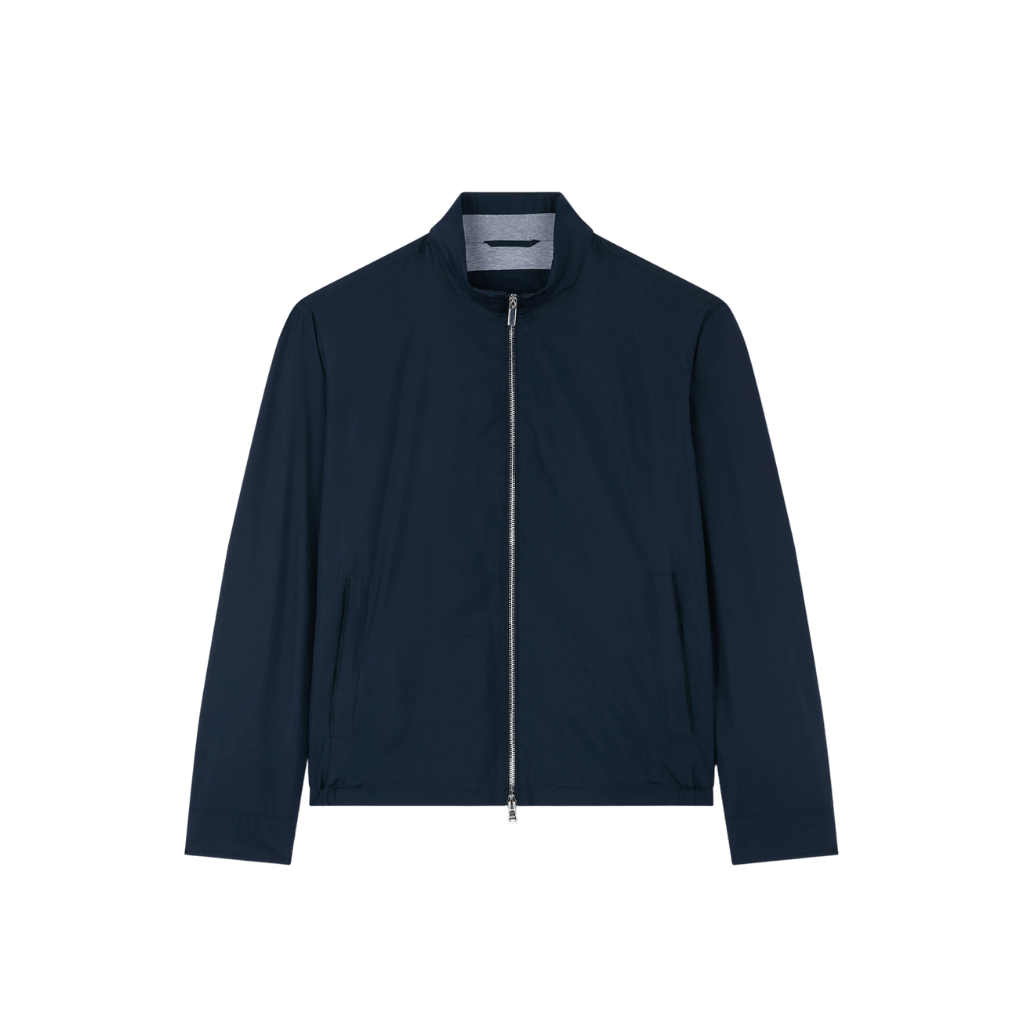 PAUL & SHARK Typhoon Silk Button Jacket NAVY - Henry Bucks