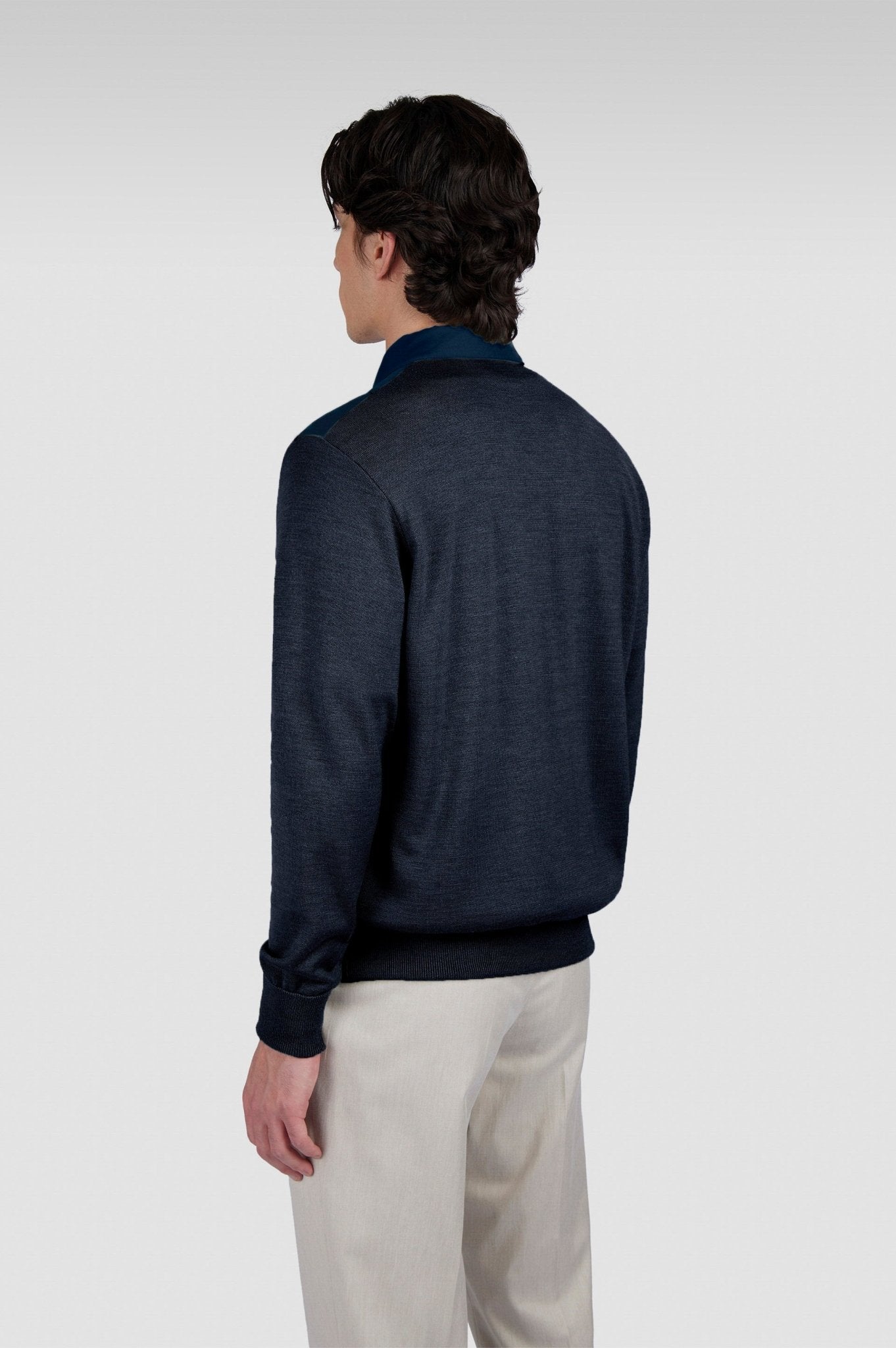 PAUL & SHARK Typhoon® Silk Wool Hybrid Jacket NAVY - Henry Bucks