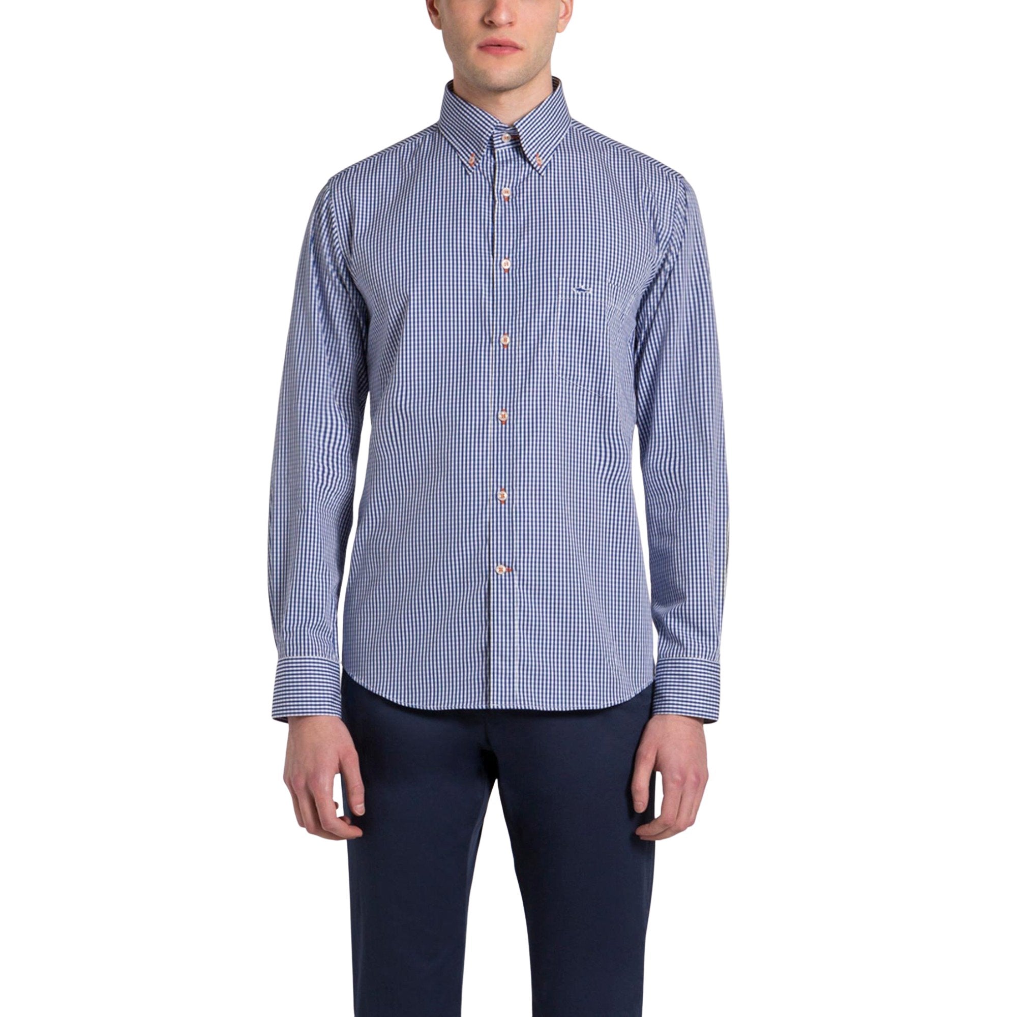 PAUL&SHARK Classic Check Shirt - Henry BucksShirts38COP3008 - NAVY - 38