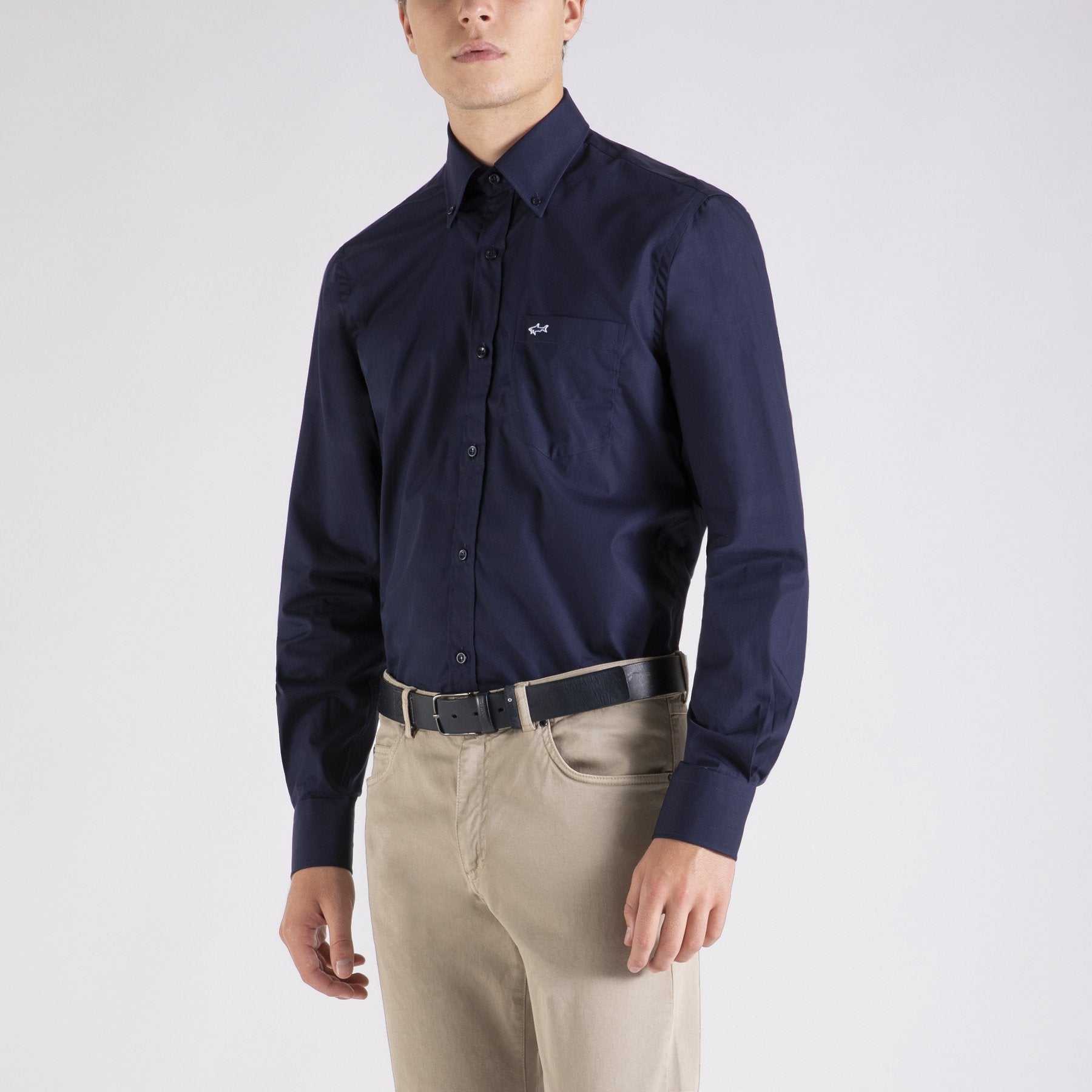 PAUL&SHARK Classic Poplin Shirt NAVY - Henry BucksShirts38COP3001 - NAVY - 38