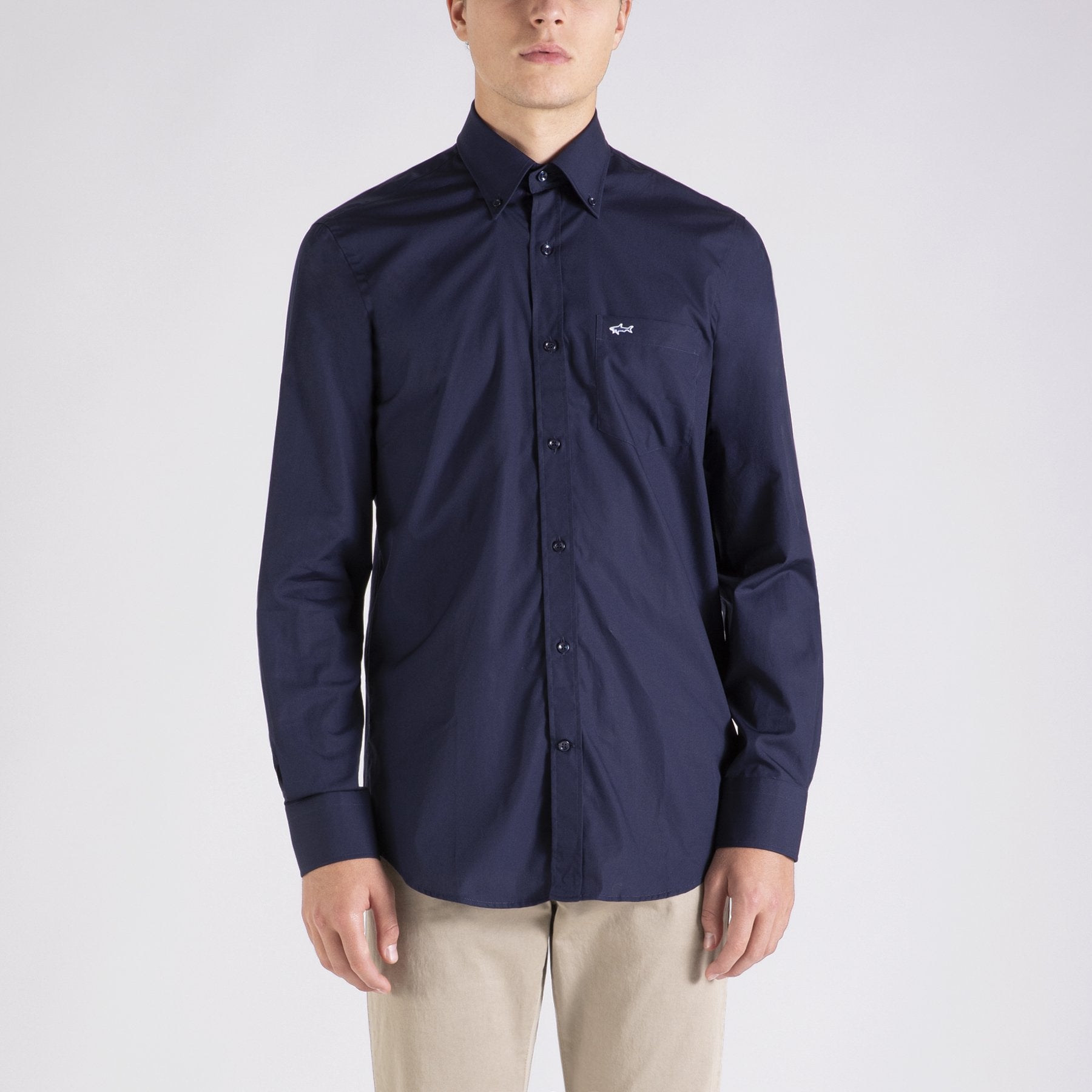 PAUL&SHARK Classic Poplin Shirt NAVY - Henry BucksShirts38COP3001 - NAVY - 38