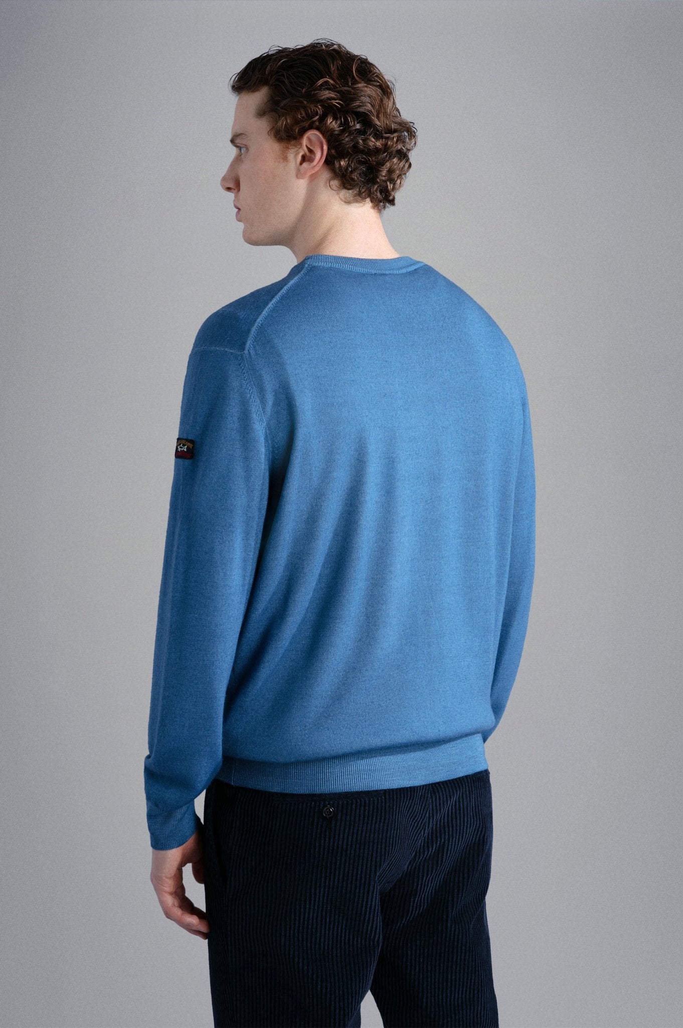 PAUL&SHARK Extra Fine Merino Crewknit BLUE - Henry BucksKnitwear46AW240025 - BLUE - M