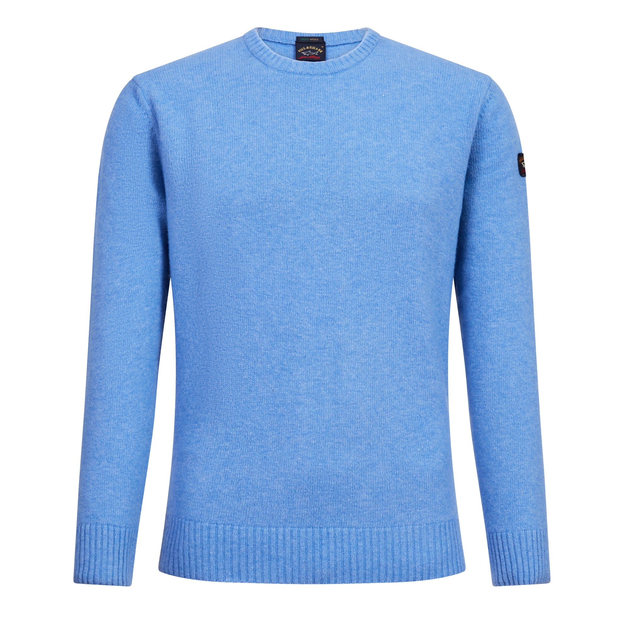 PAUL&SHARK Fisherman Wool Crewknit LIGHT BLUE - Henry BucksKnitwear46AW230004 - LTBL - M