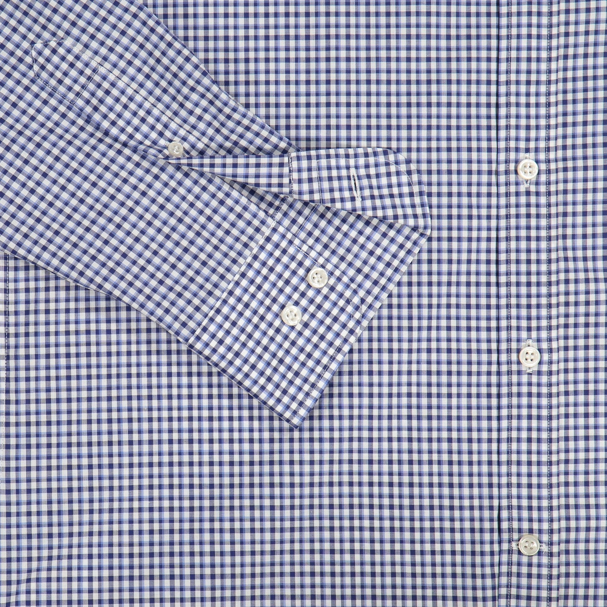 PAUL&SHARK Mini Check Shirt - Henry BucksShirts38COP3007 - NVYBLUWHT - 37