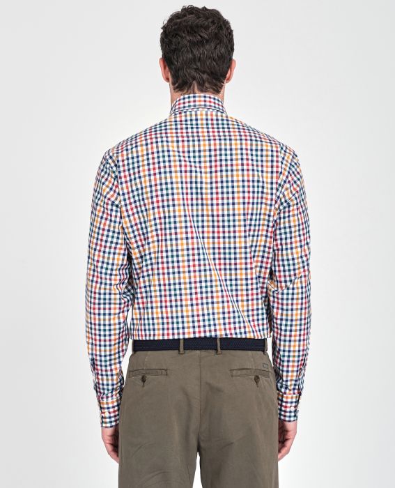 PAUL&SHARK Multi Colour Check Shirt - Henry BucksShirts38COP3009 - MLTRED - 38