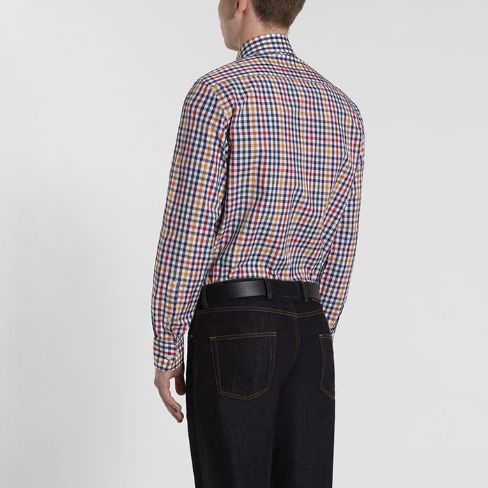 PAUL&SHARK Multi Colour Check Shirt - Henry BucksShirts38COP3009 - MLTRED - 38