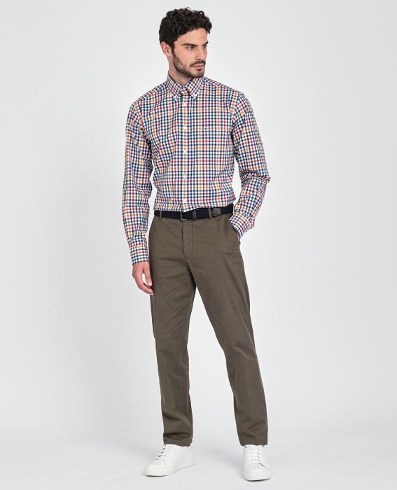 PAUL&SHARK Multi Colour Check Shirt - Henry BucksShirts38COP3009 - MLTRED - 38