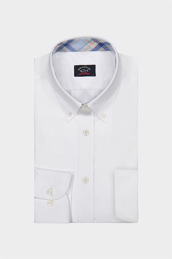 PAUL&SHARK Oxford Shirt WHITE - Henry BucksShirts38SS230038 - WHTE - 40