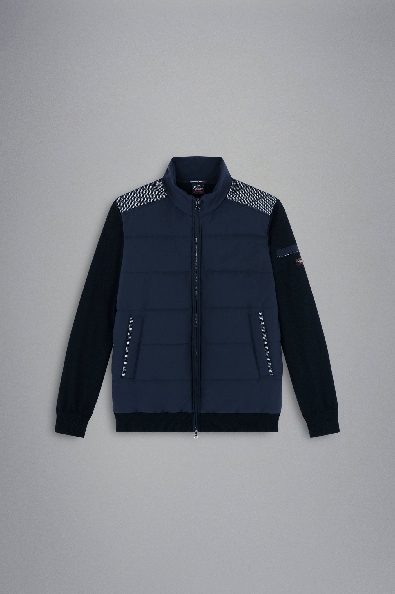 PAUL&SHARK X Cooltech Hybrid Jacket NAVY/BLACK - Henry BucksCasual Jackets38AW240034 - NAVYBLACK - M