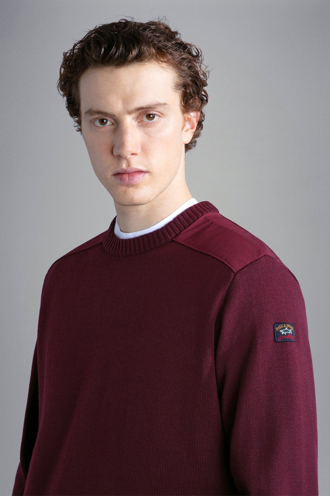 PAUL&SHARK X Soft Cooltouch Crewknit BORDEAUX - Henry BucksKnitwear46AW240026 - BORD - M