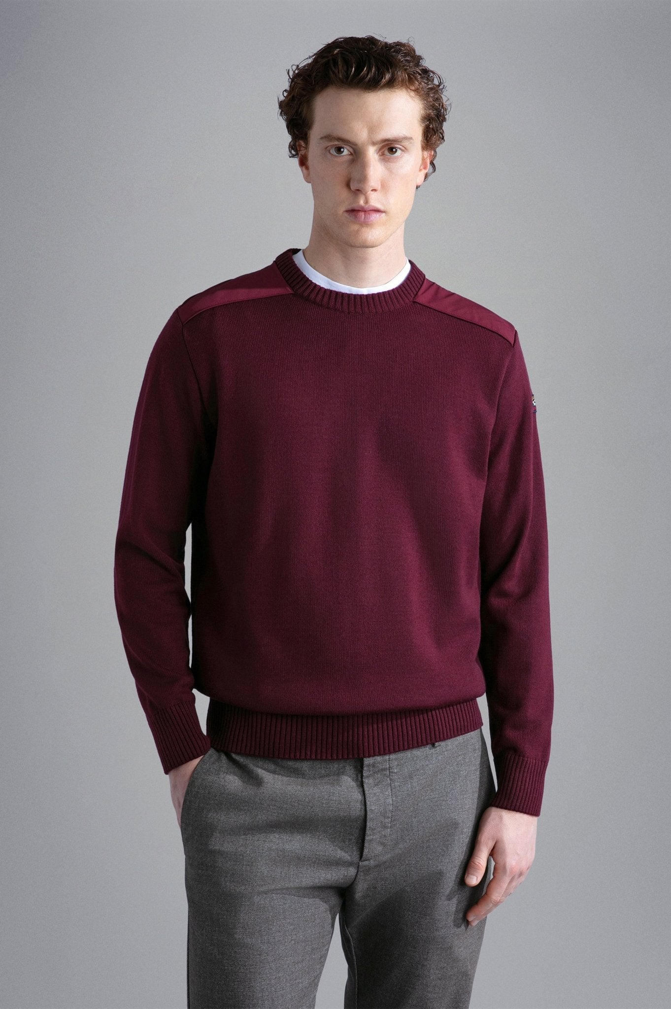 PAUL&SHARK X Soft Cooltouch Crewknit BORDEAUX - Henry BucksKnitwear46AW240026 - BORD - M